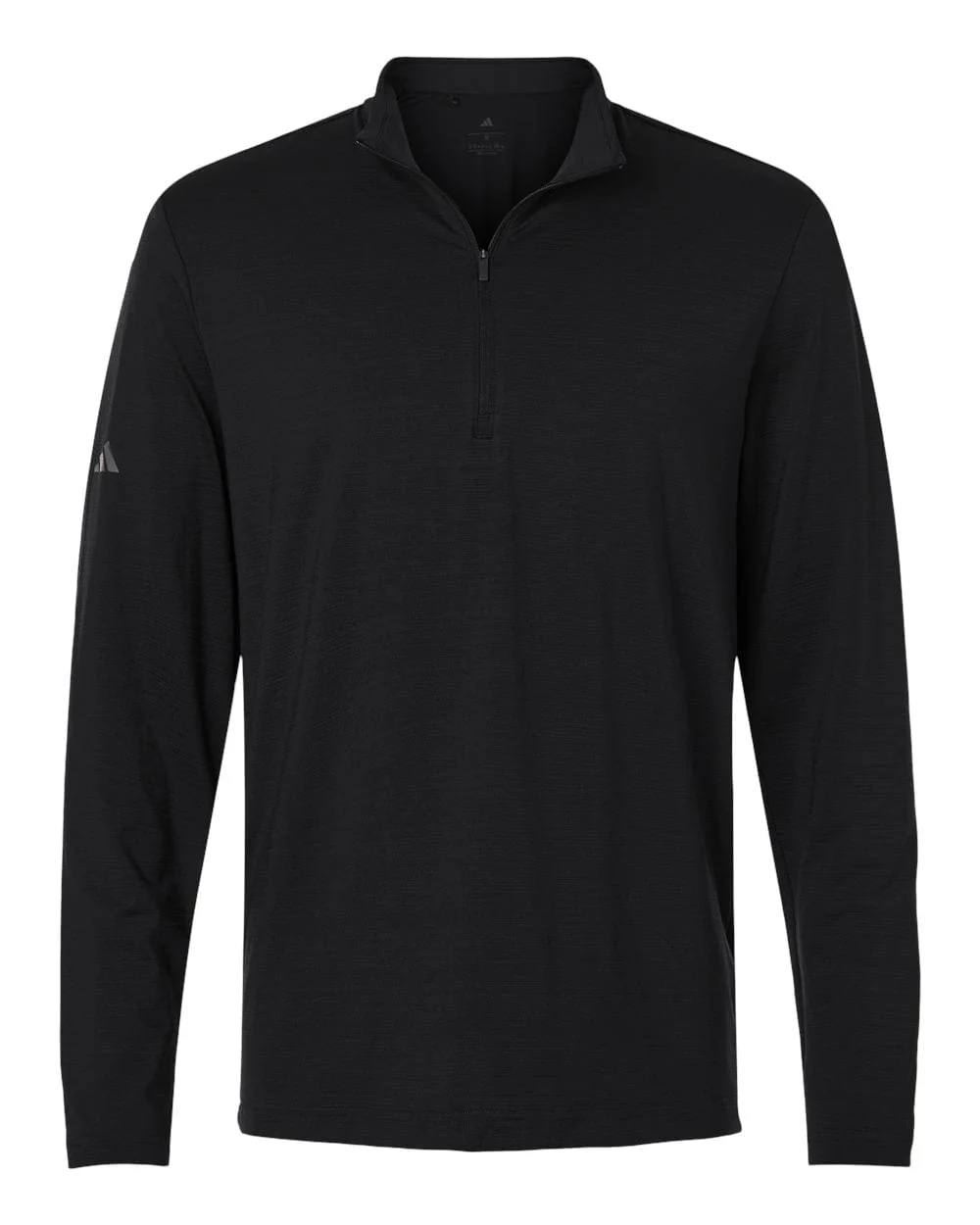 adidas - Men's Textured Stripe Quarter-Zip Pullover