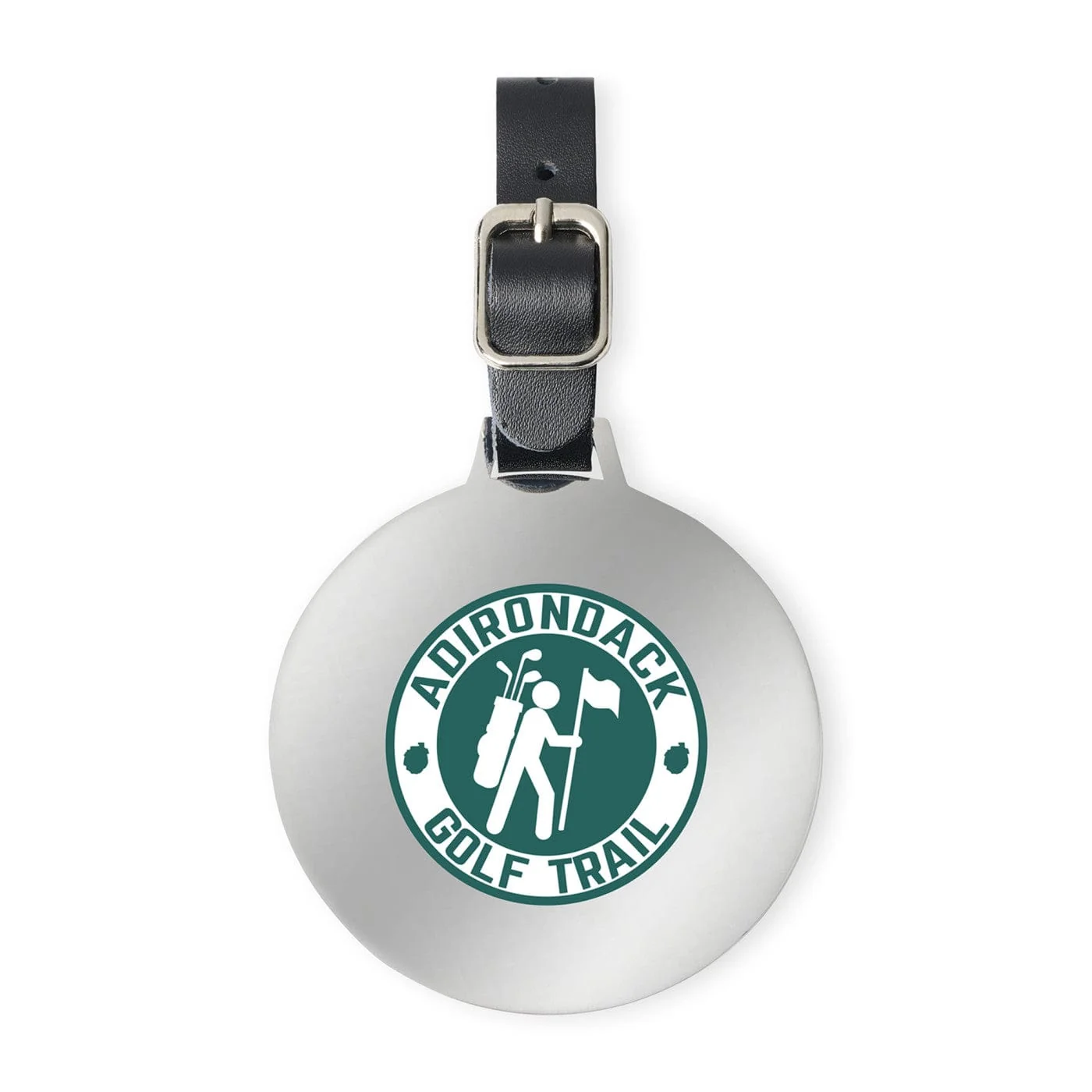 Ahead - Large Round Golf Bag Tag