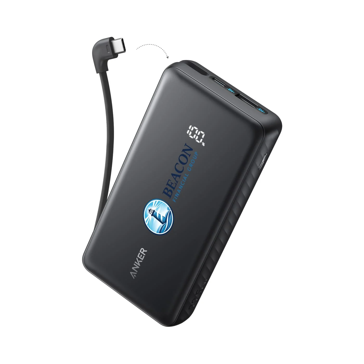 Anker - Zolo Power Bank (20K. 22.5W. Built-In USB-C Cable)