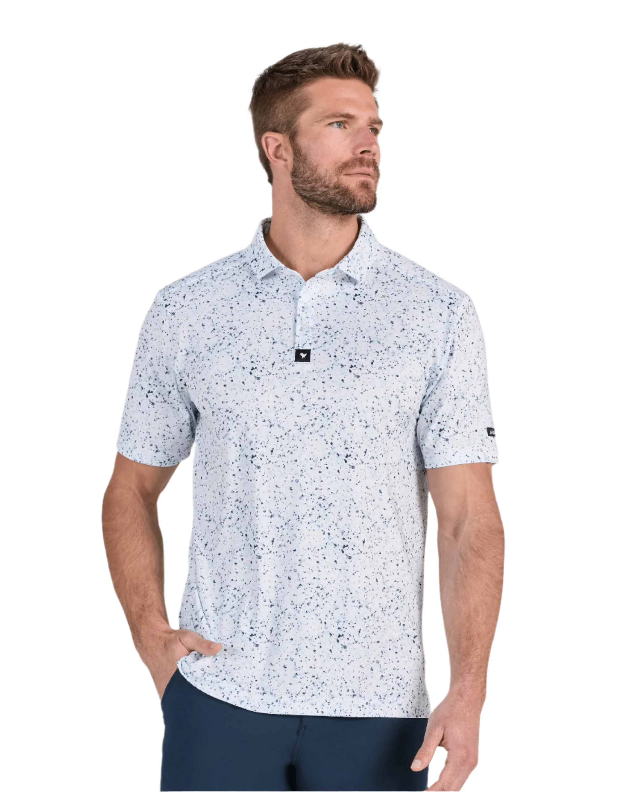 Bad Birdie - Men's Paint Splatter 3 Polo