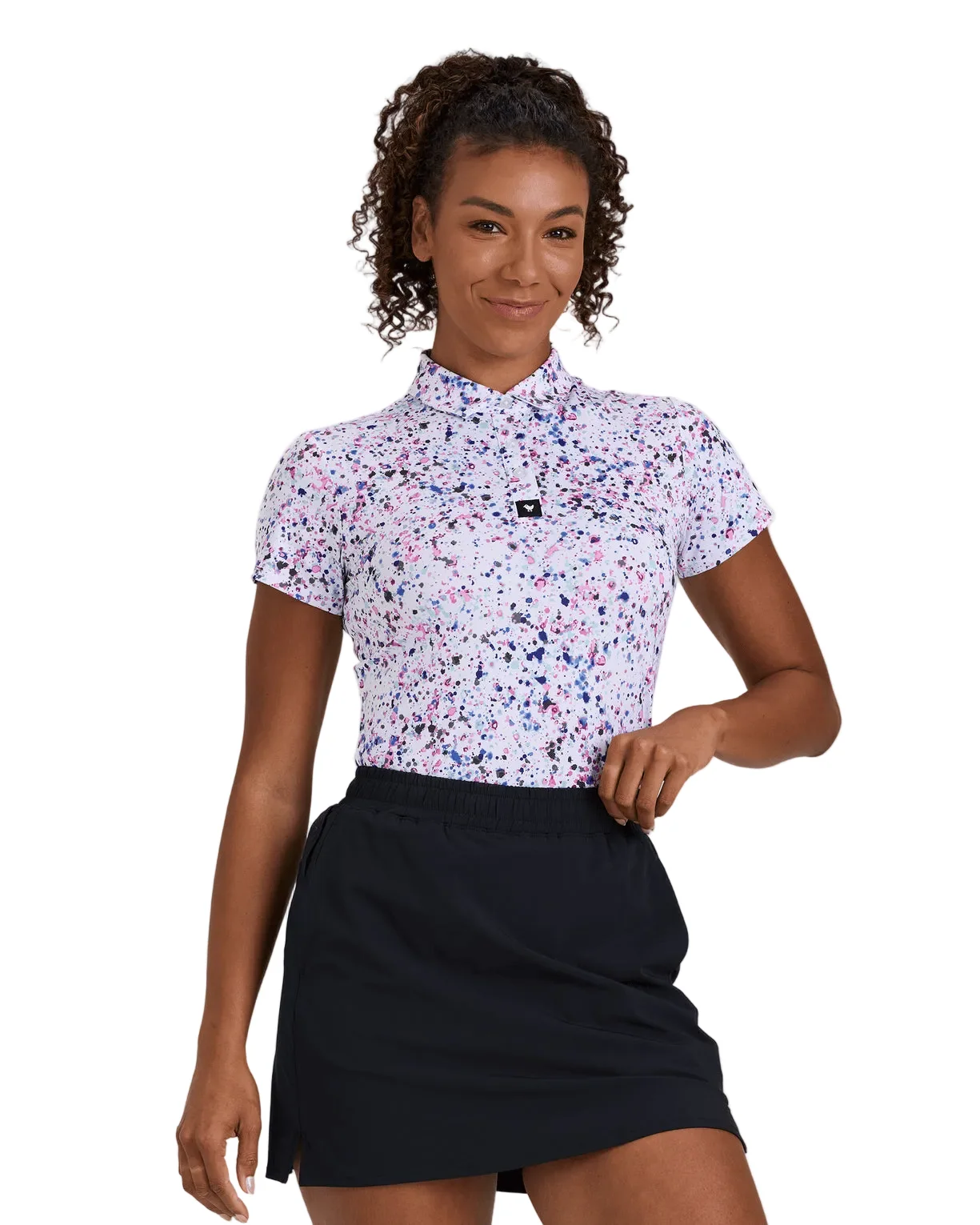 Bad Birdie - Women's Paint Splatter 3 Polo