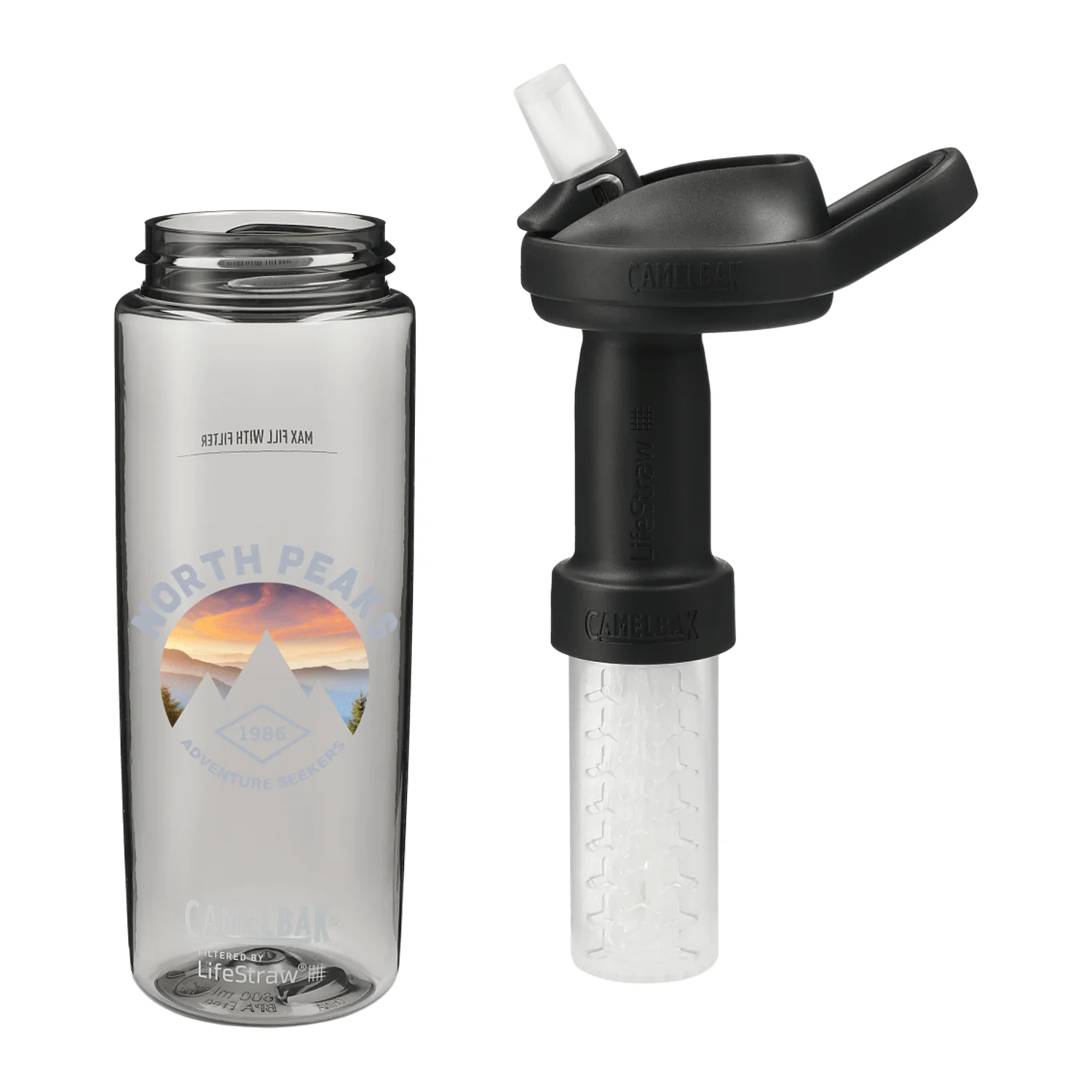 CamelBak - Eddy庐+ 20oz Bottle with Tritan鈩?Renew LifeStraw