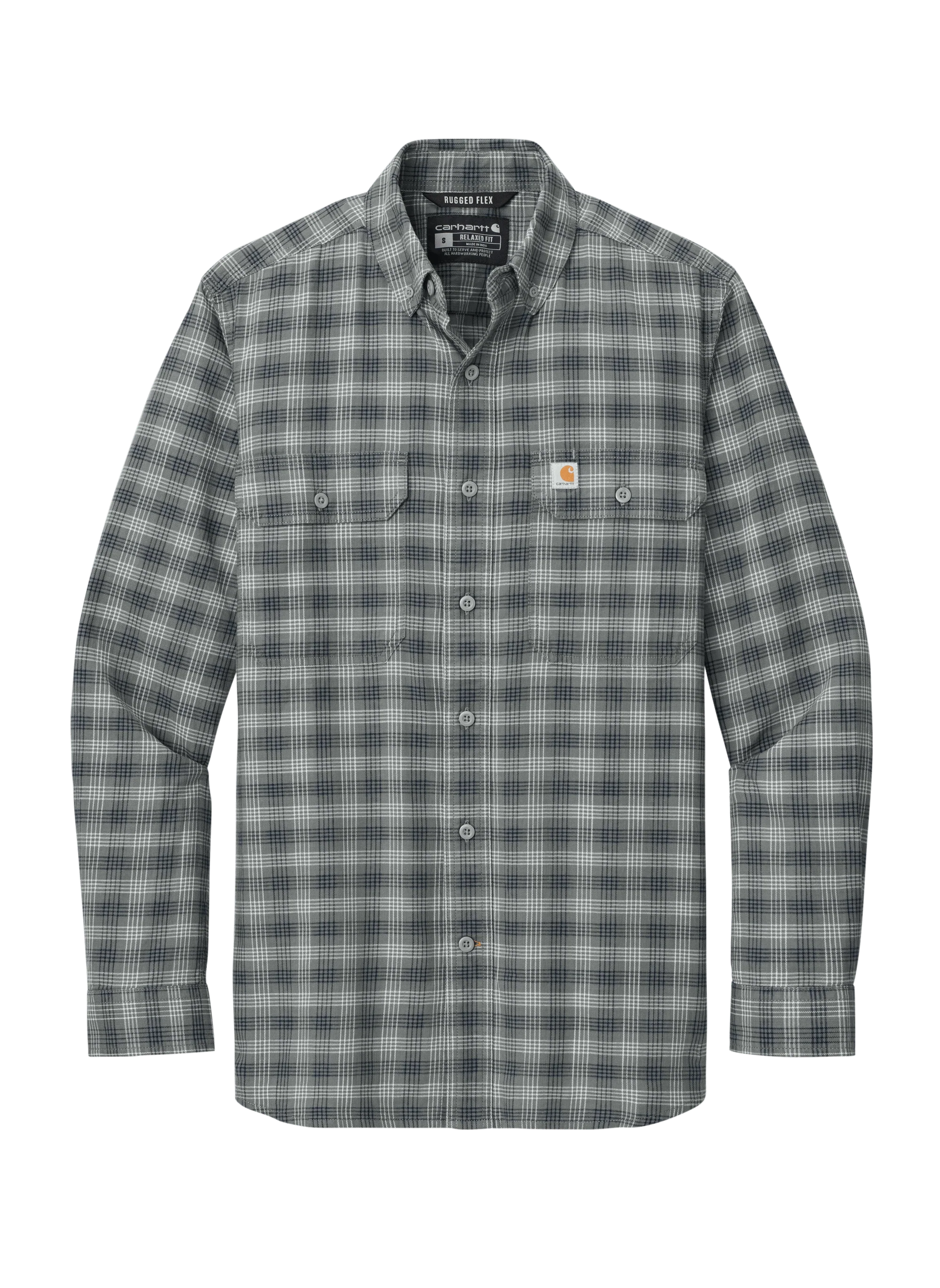 Carhartt - Men's Rugged Flex庐 Plaid Long Sleeve Shirt