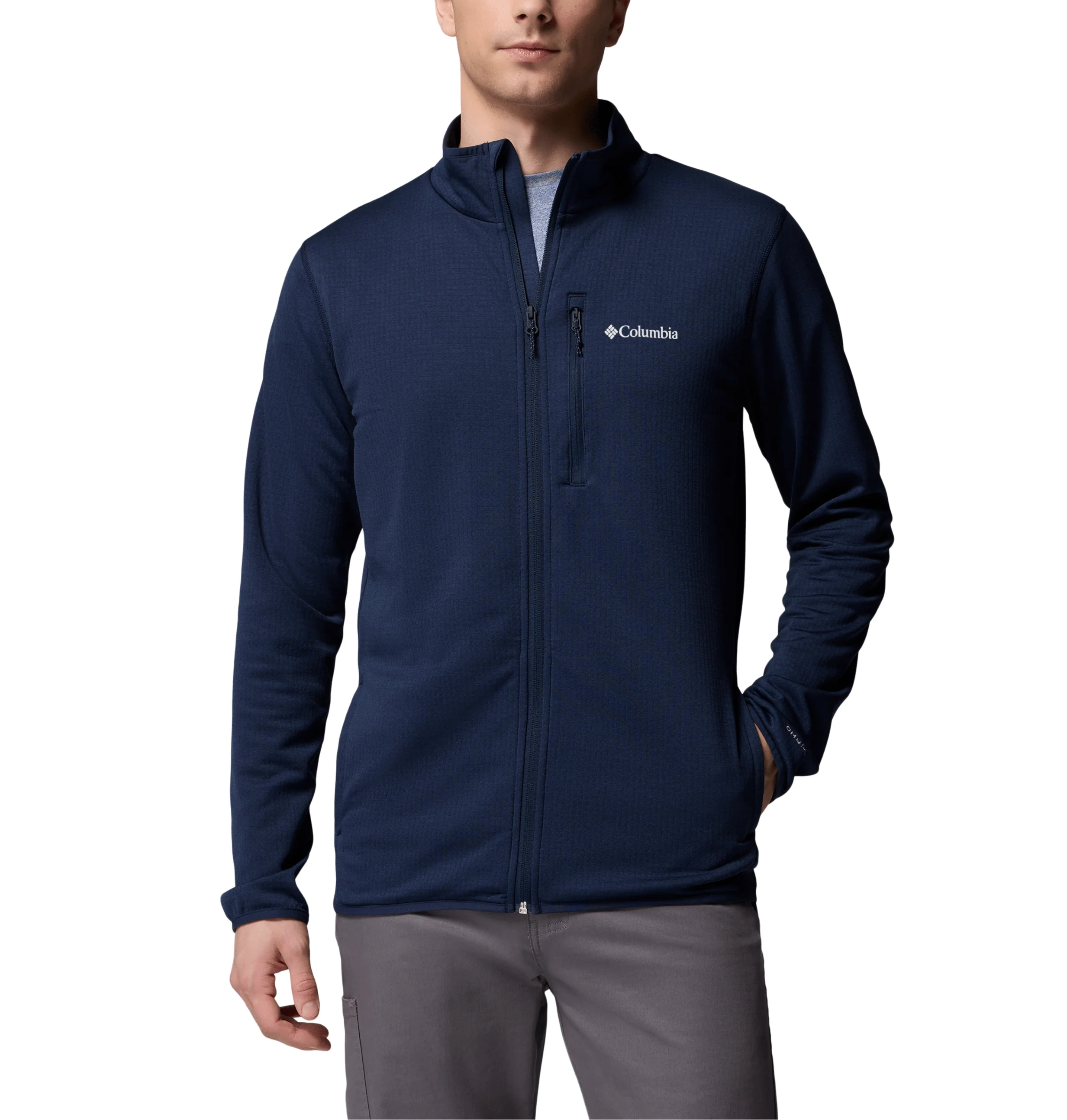 Columbia - Men's Essential Hike™ Grid Fleece Full-Zip