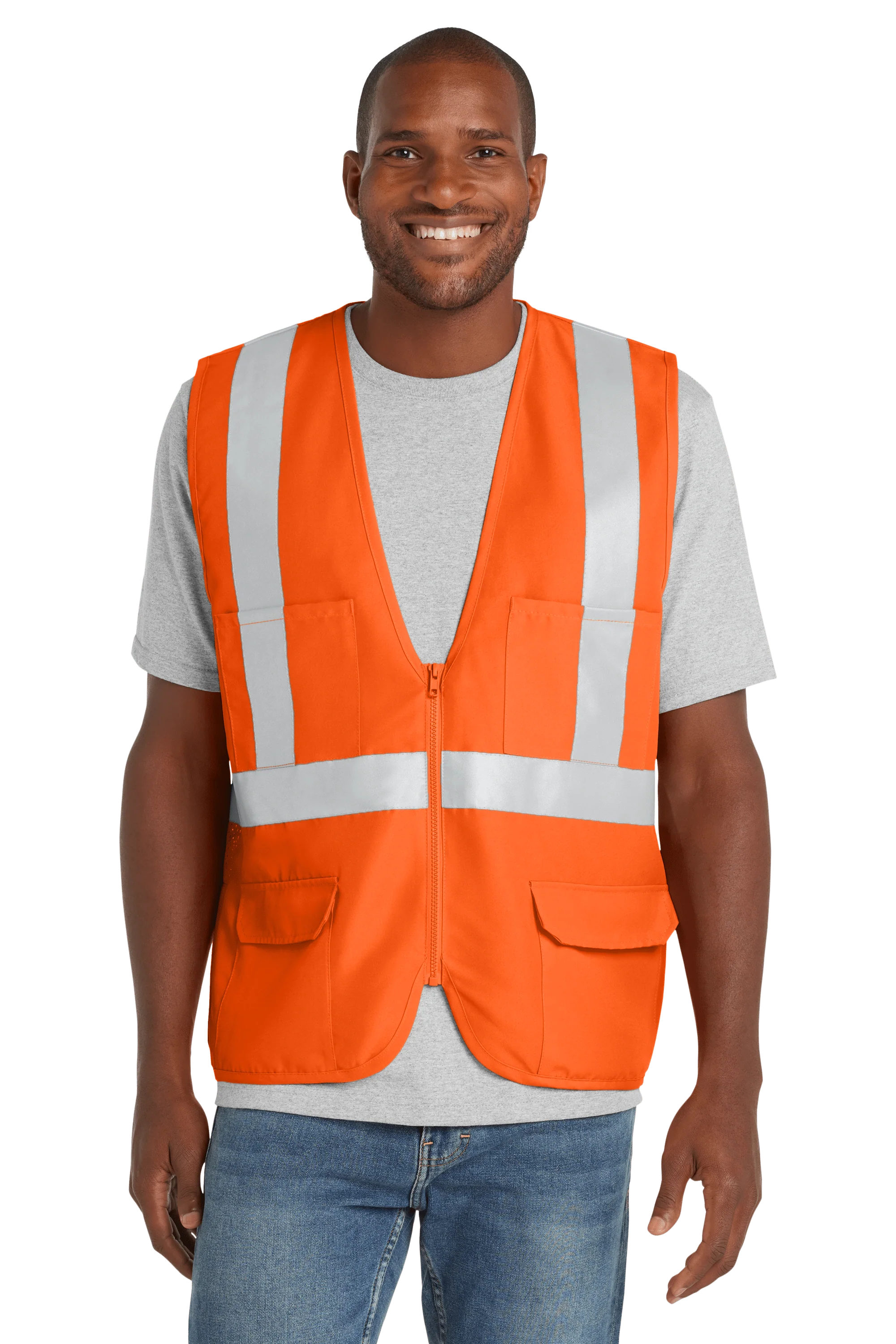 CornerStone - Men's ANSI 107 Class 2 Mesh Back Safety Vest