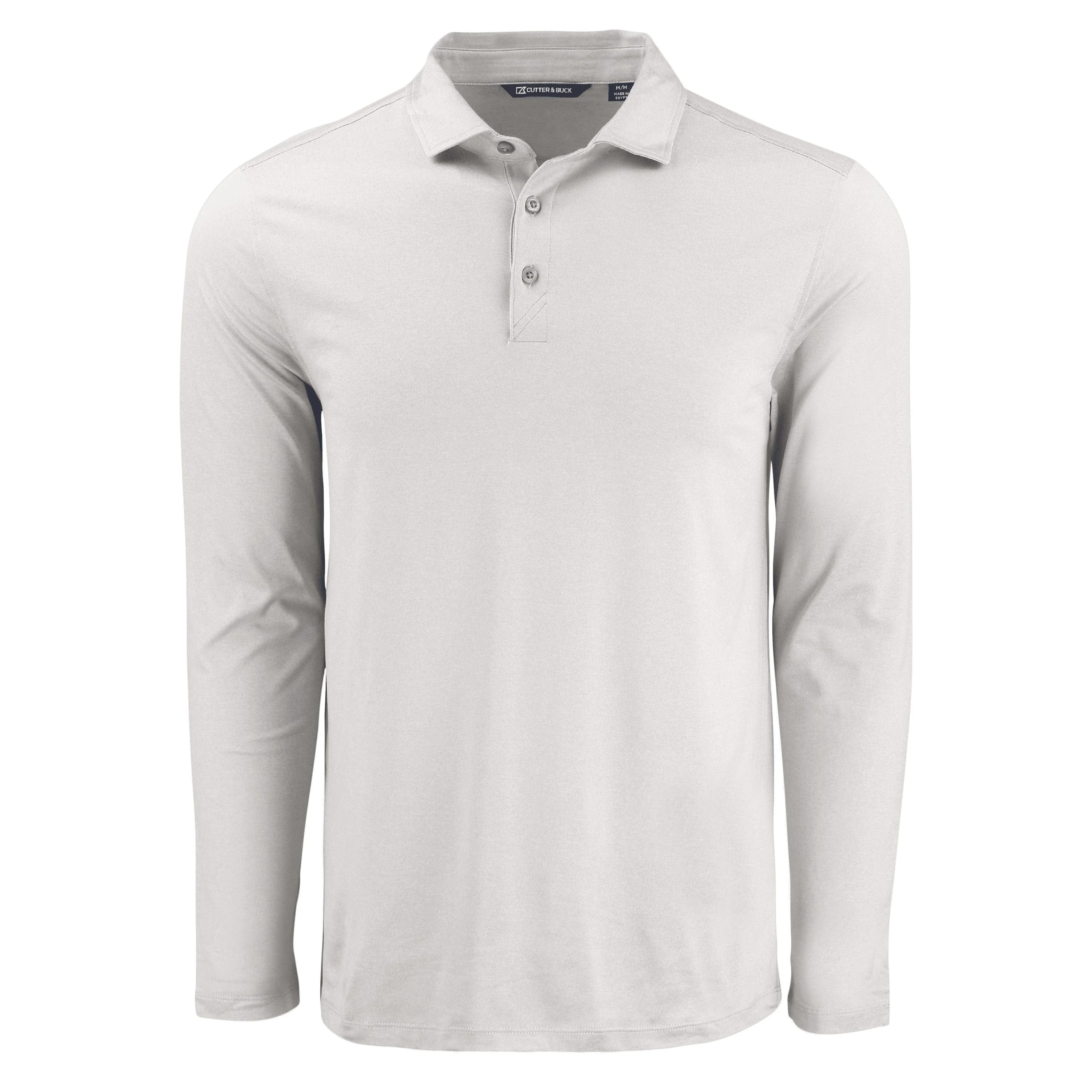 Cutter & Buck - Men's Coastline Epic Comfort Recycled Long Sleeve Polo