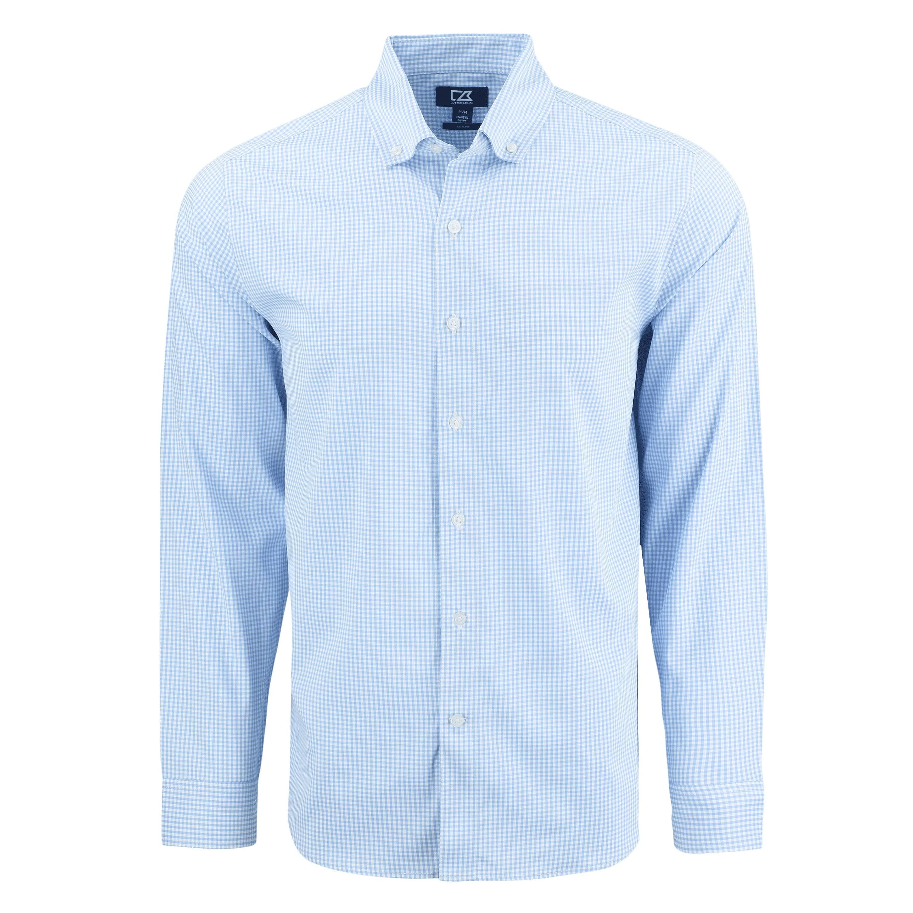 Cutter & Buck - Men's Skyline Recycled Gingham Dress Shirt