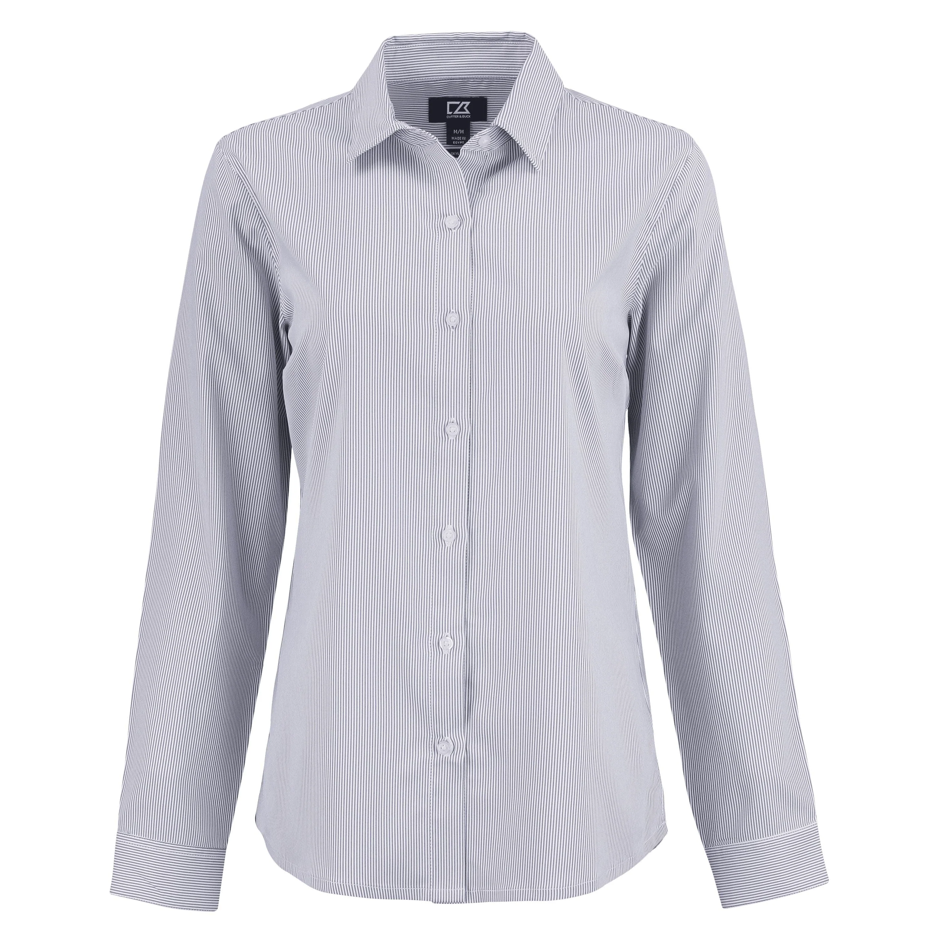 Cutter & Buck - Women's Skyline Recycled Pinstripe Dress Shirt