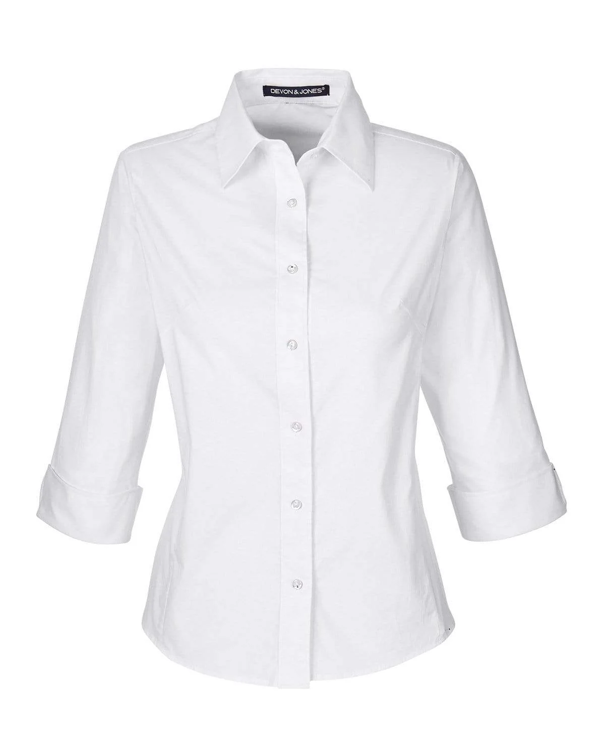 Devon & Jones - Women's Perfect Fit™ 3/4 Sleeve Stretch Poplin Blouse