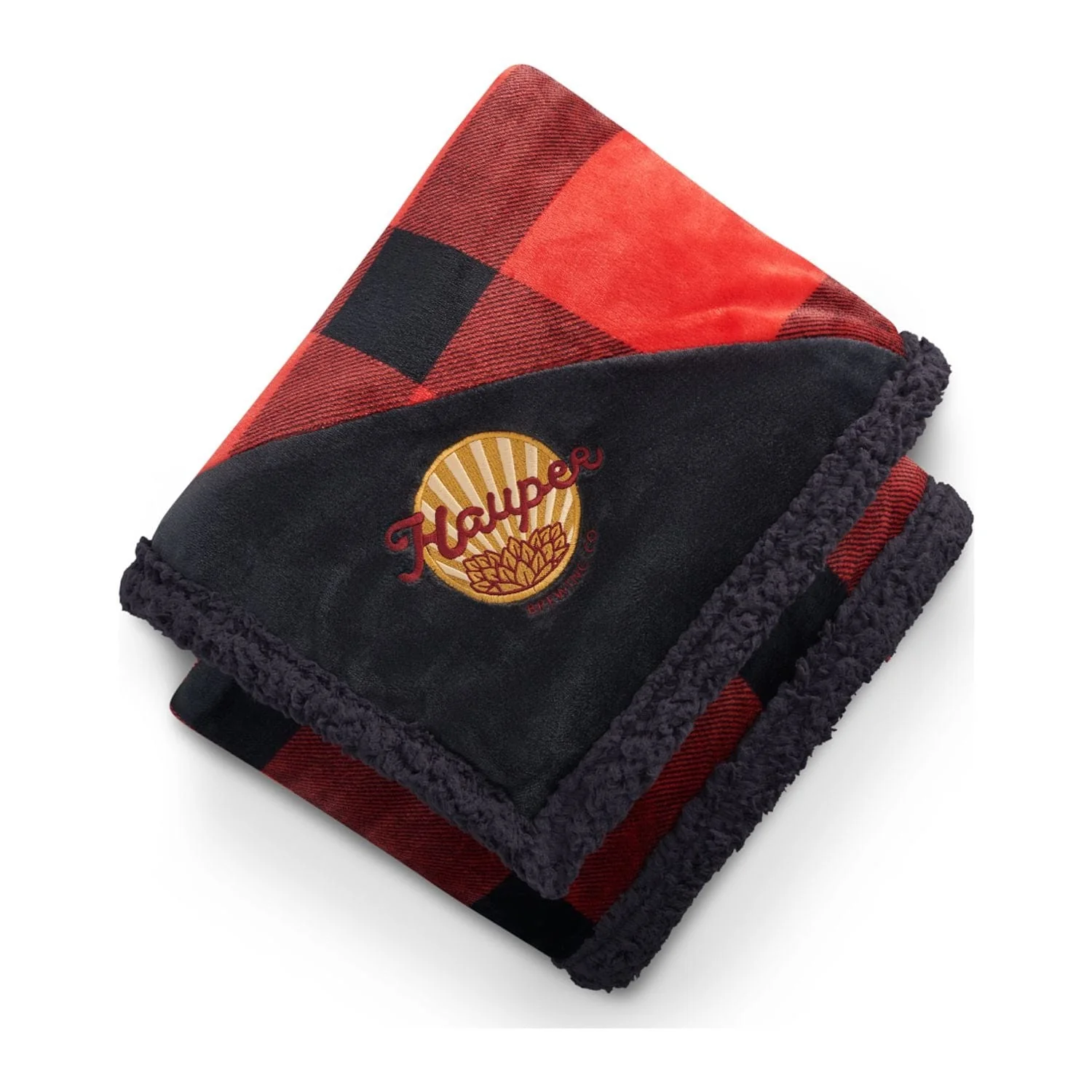 Field & Co. - Buffalo Plaid Sherpa Blanket