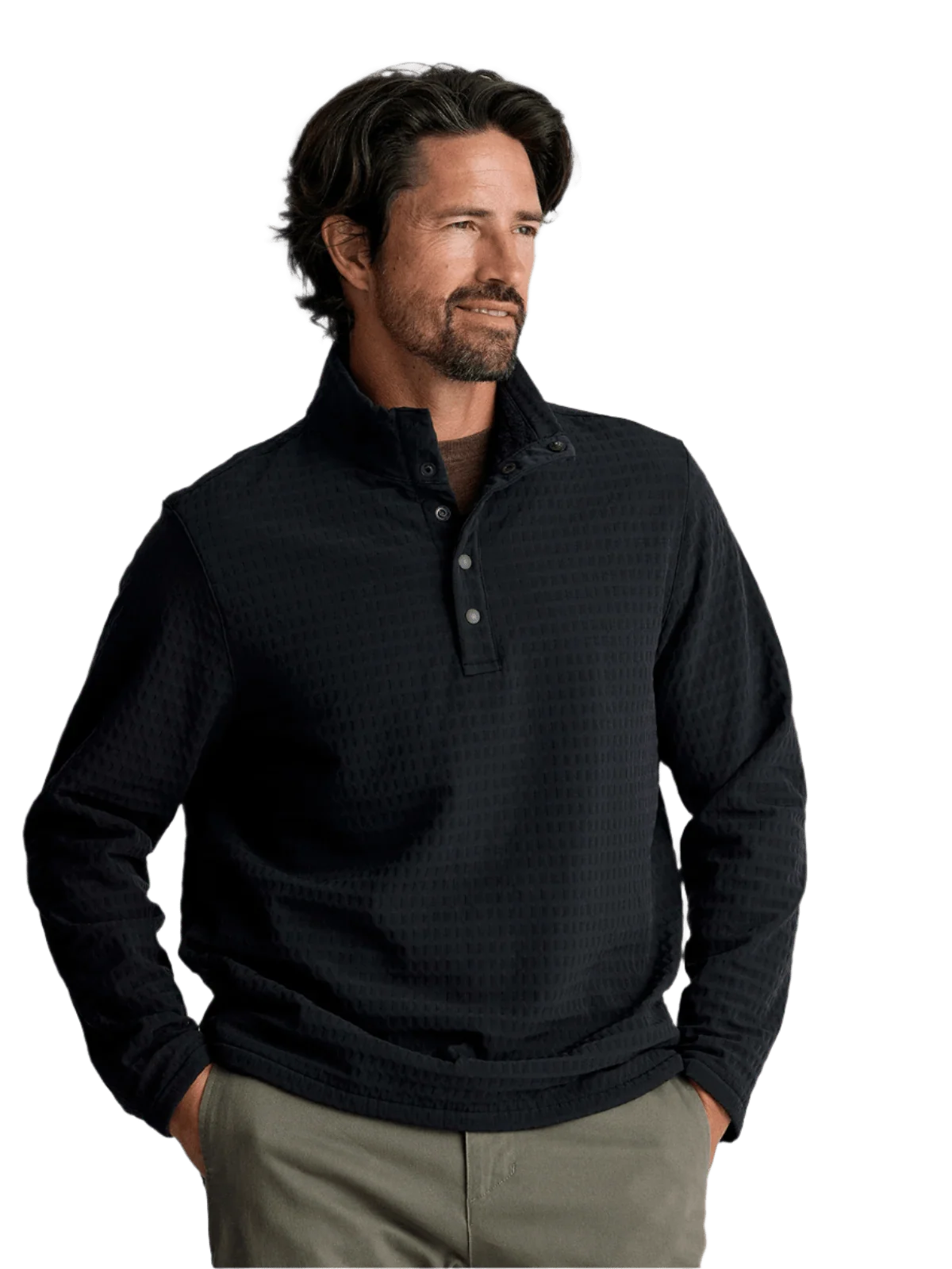 Free Fly - Men's Gridback Fleece Snap Pullover