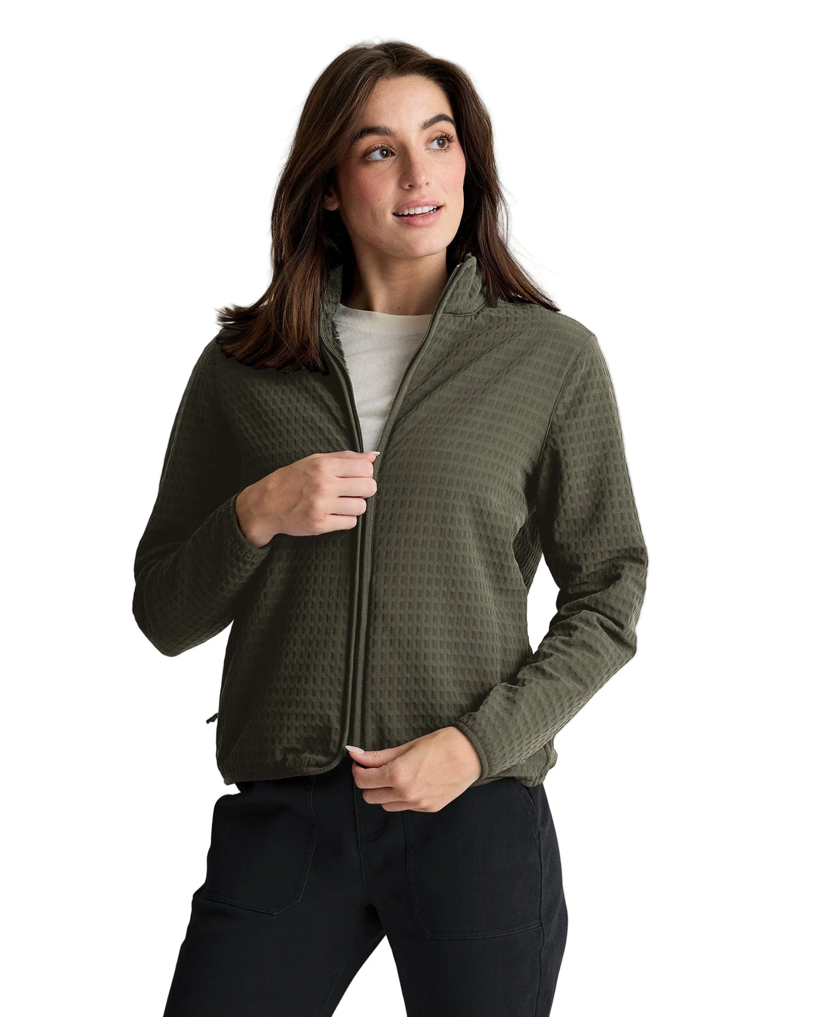 Free Fly - Women's Gridback Fleece Jacket