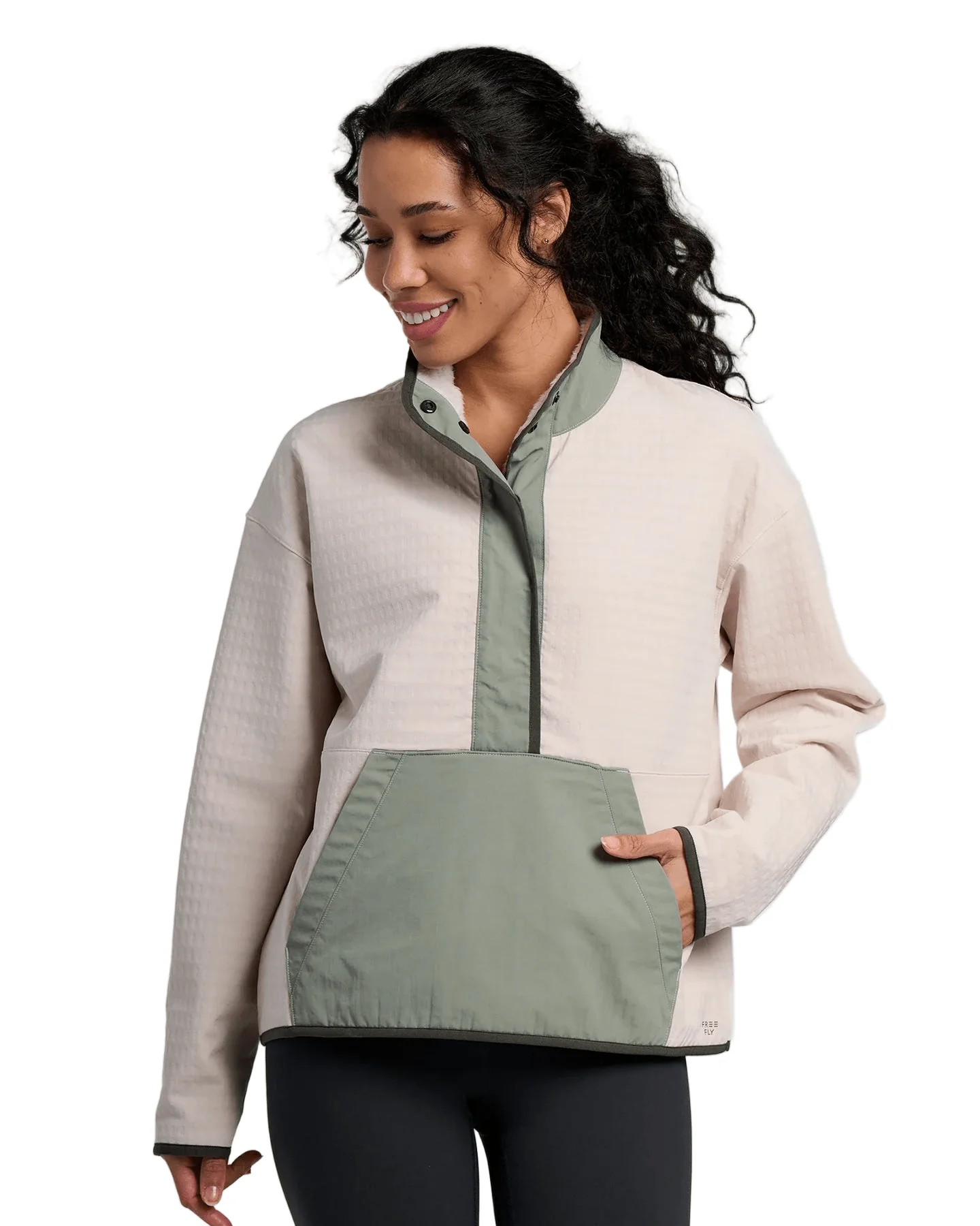 Free Fly - Women's Gridback Fleece Snap Pullover