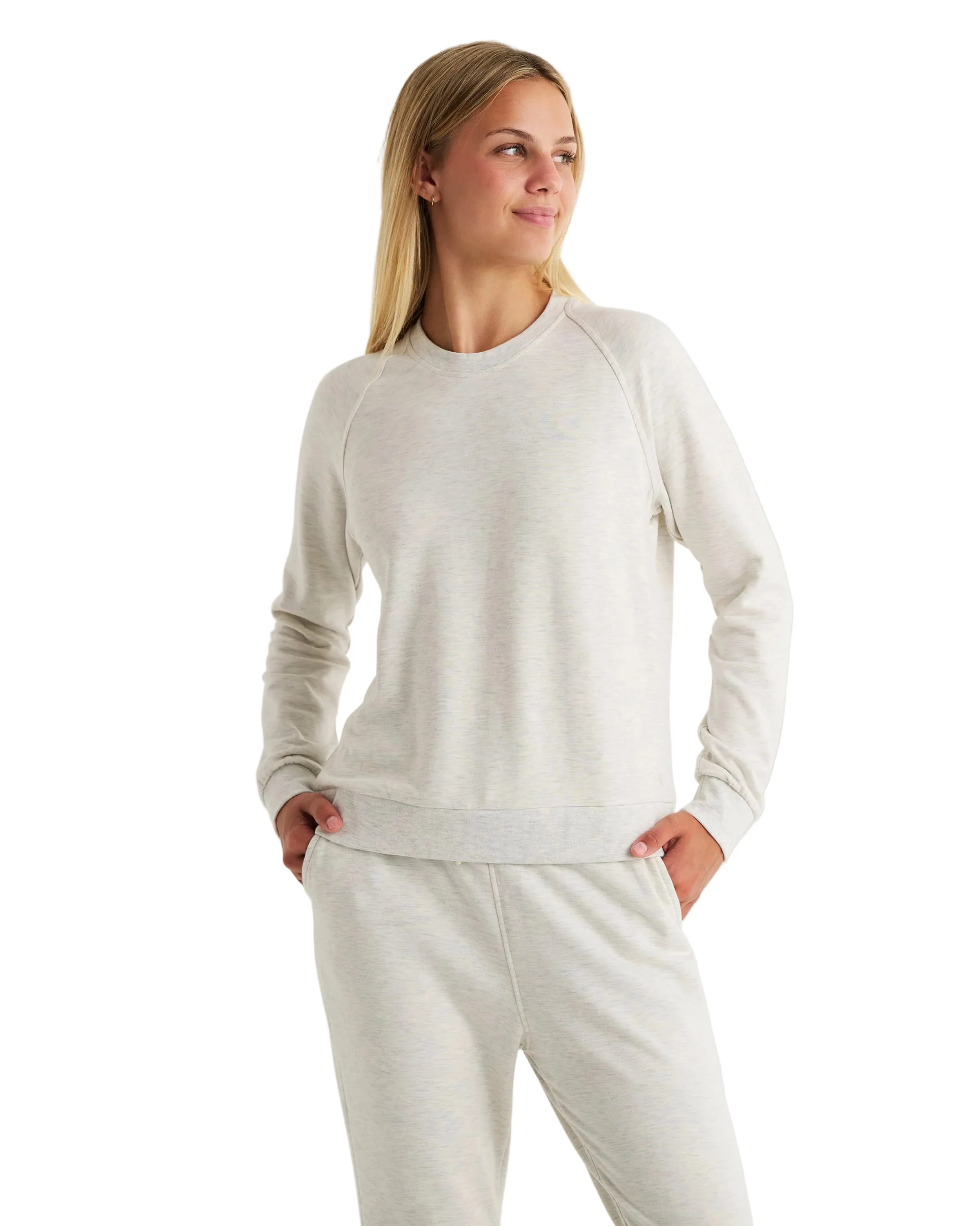 Free Fly - Women's Bamboo Lightweight Fleece Crew