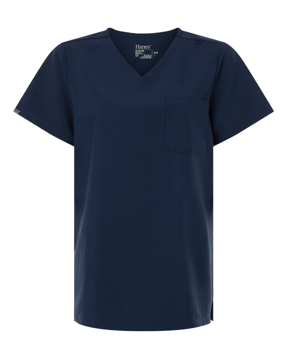Hanes - Women's V-Neck 1 Pocket Scrub Top