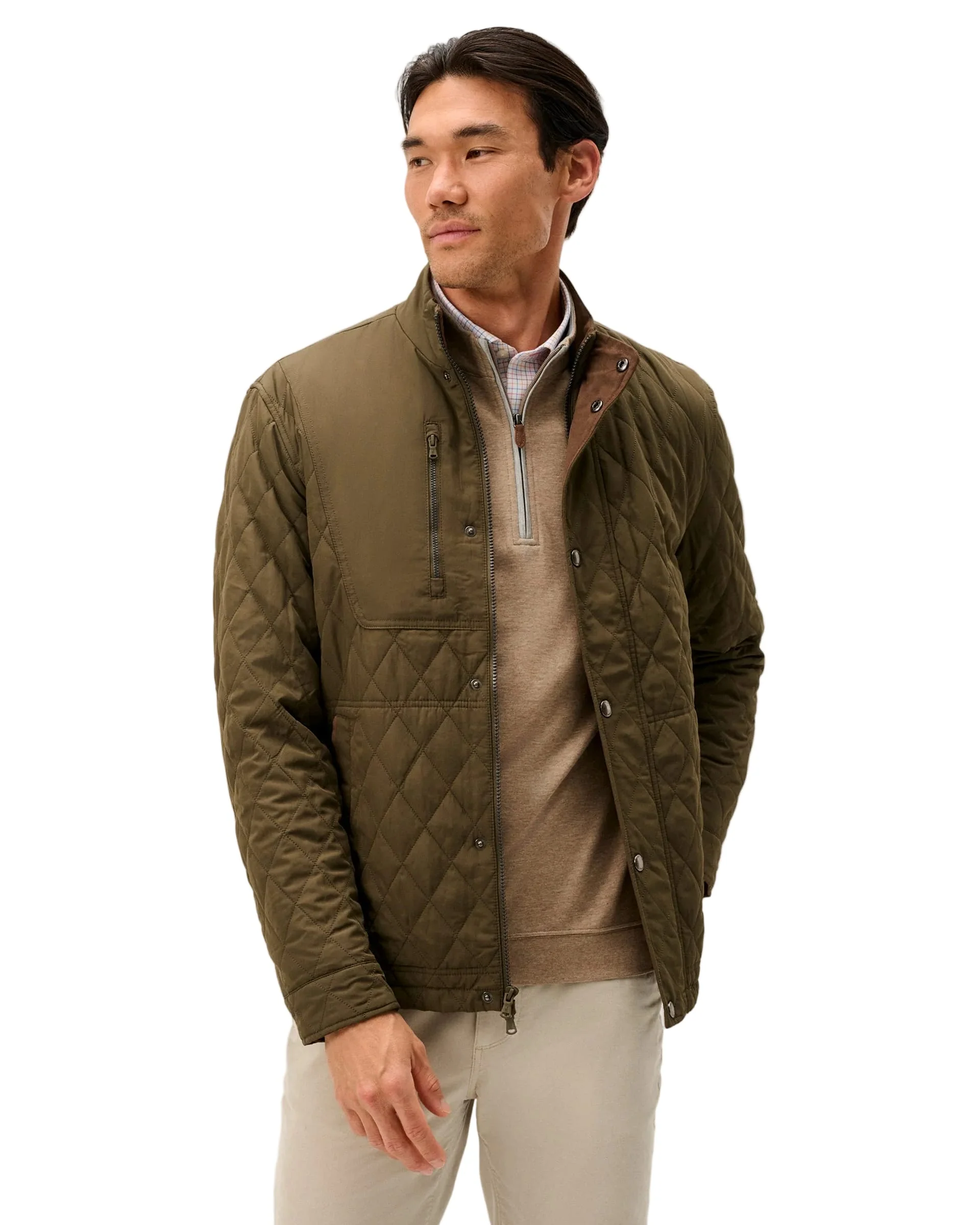 Johnnie-O - Juno Quilted Snap Jacket