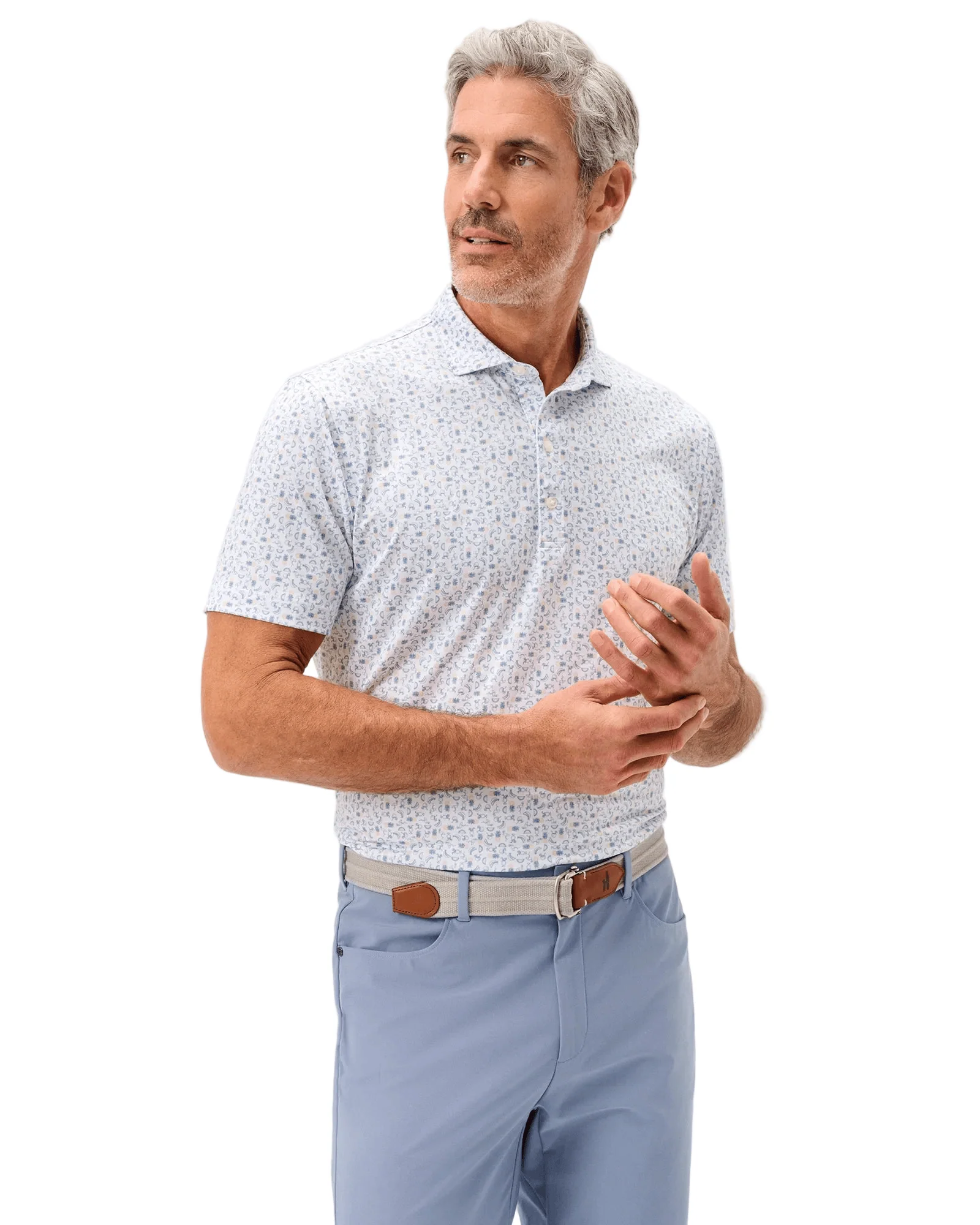 Johnnie-O - Cabana Bar Performance Jersey Polo