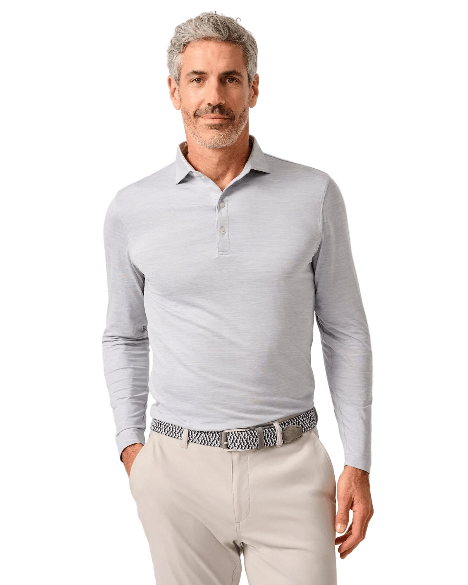 Johnnie-O - Swing Long Sleeve Featherweight Performance Polo
