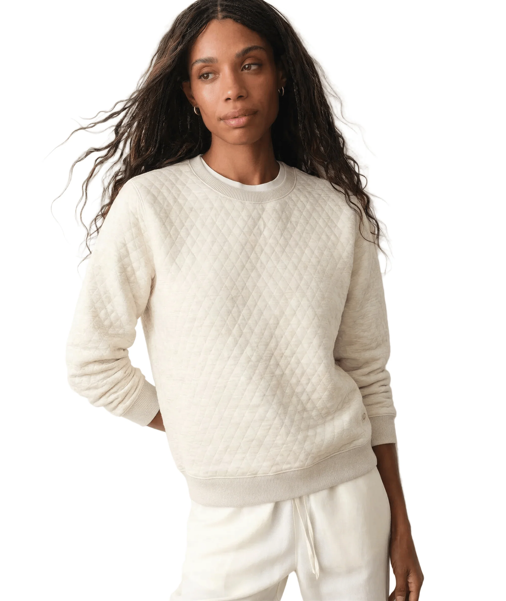 Marine Layer - Women's Corbet Quilted Crewneck