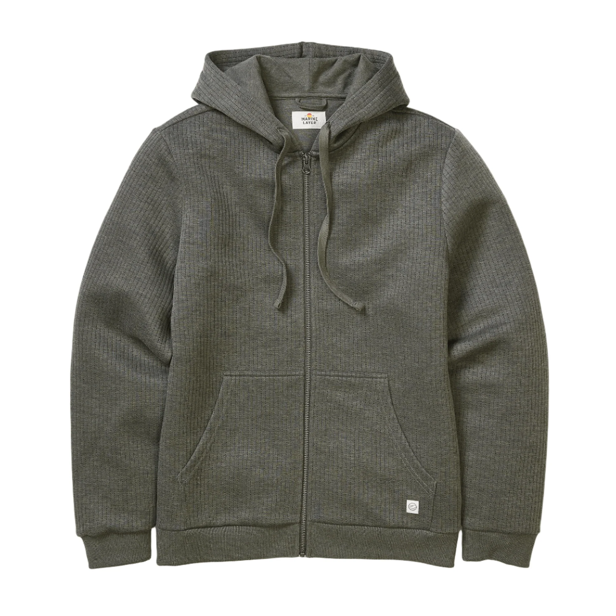 Marine Layer - Corbet Quilted Full-Zip Hoodie