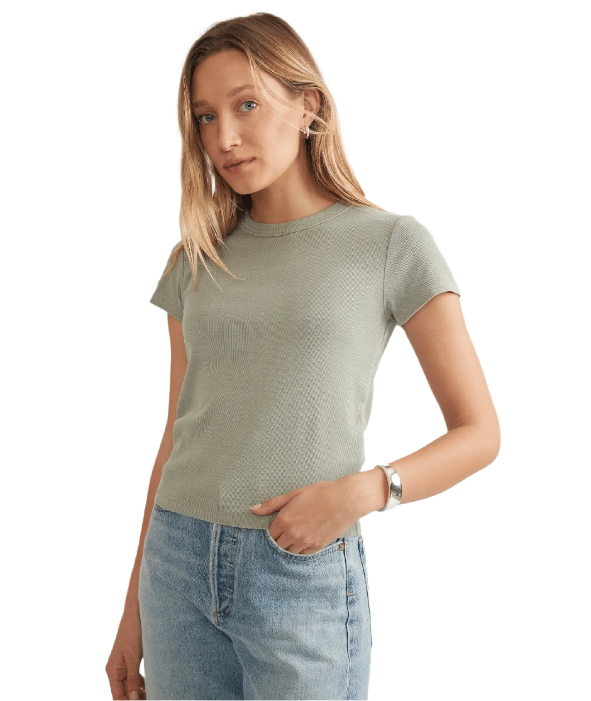 Marine Layer - Women's Lexi Rib Sun-In Crew Tee
