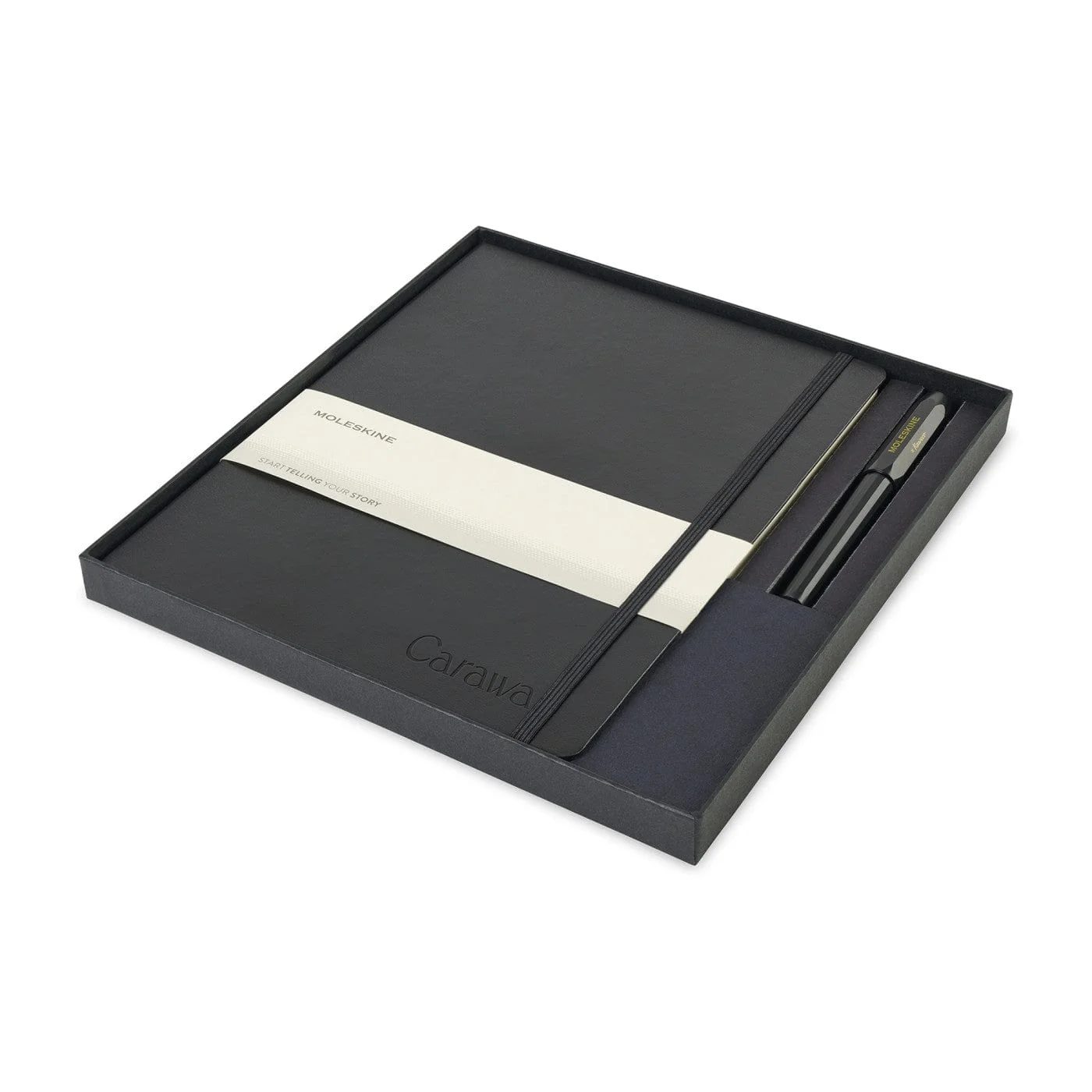 Moleskine - X-Large Notebook and Kaweco Pen Gift Set