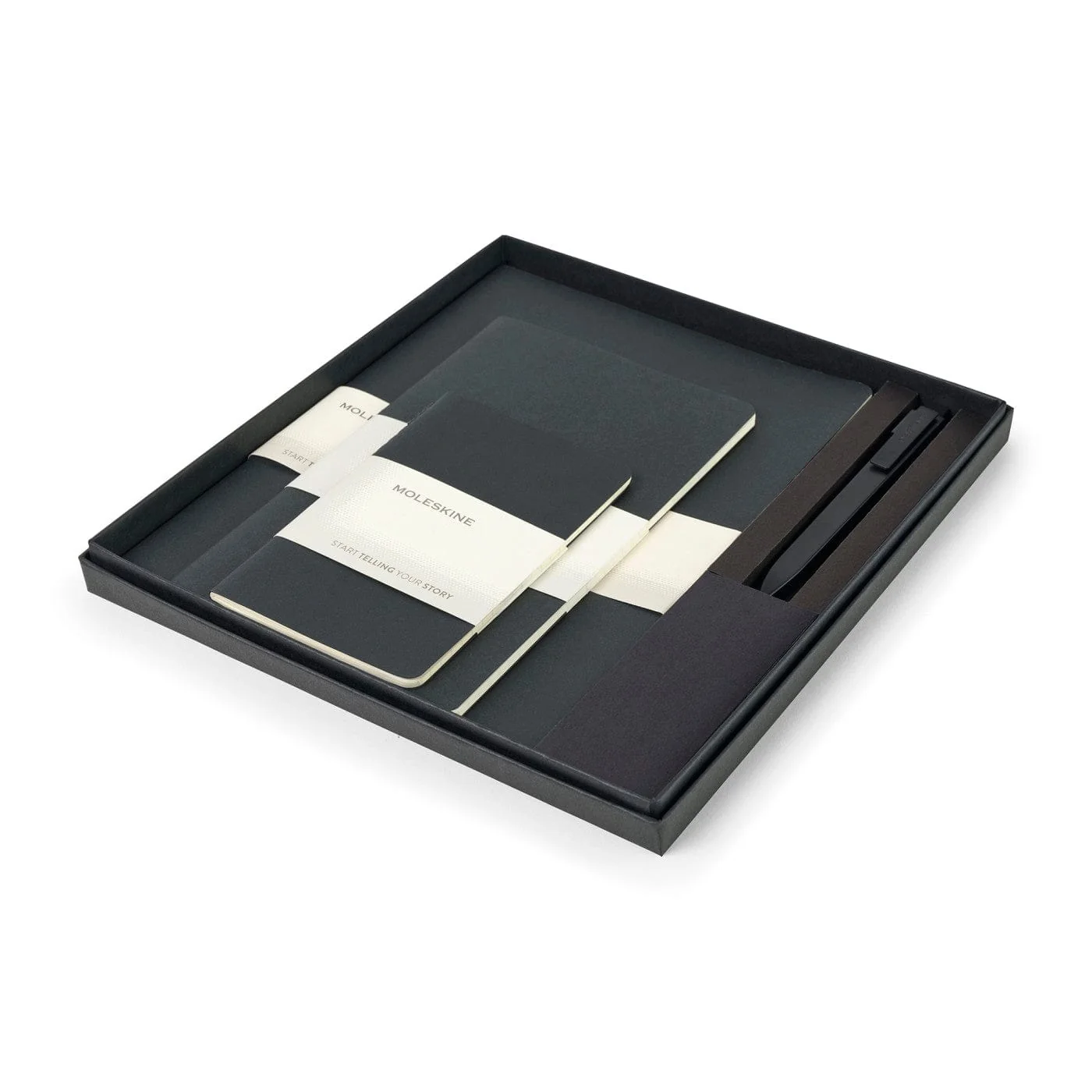 Moleskine - Assorted Cahier and GO Pen Gift Set