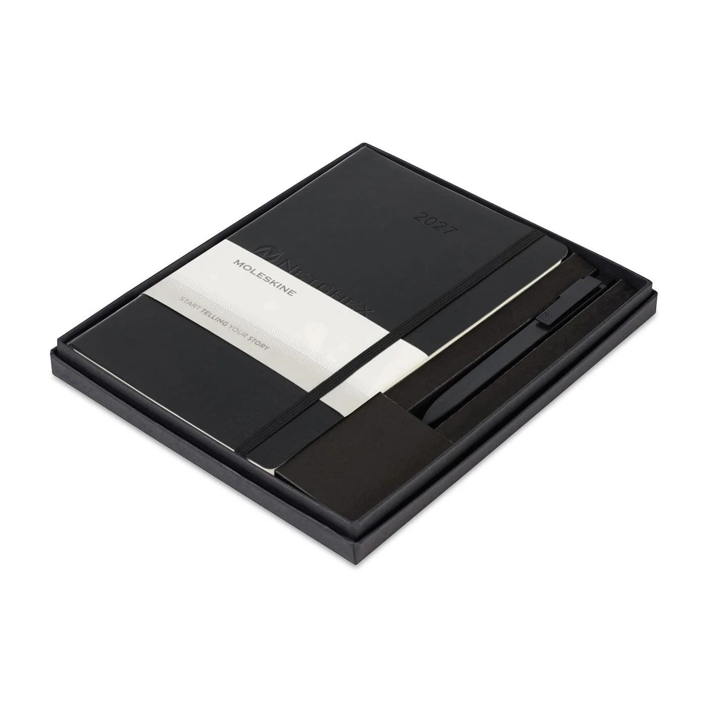 Moleskine - Soft Cover Large 12-Month Weekly 2027 Planner and GO Pen Gift Set