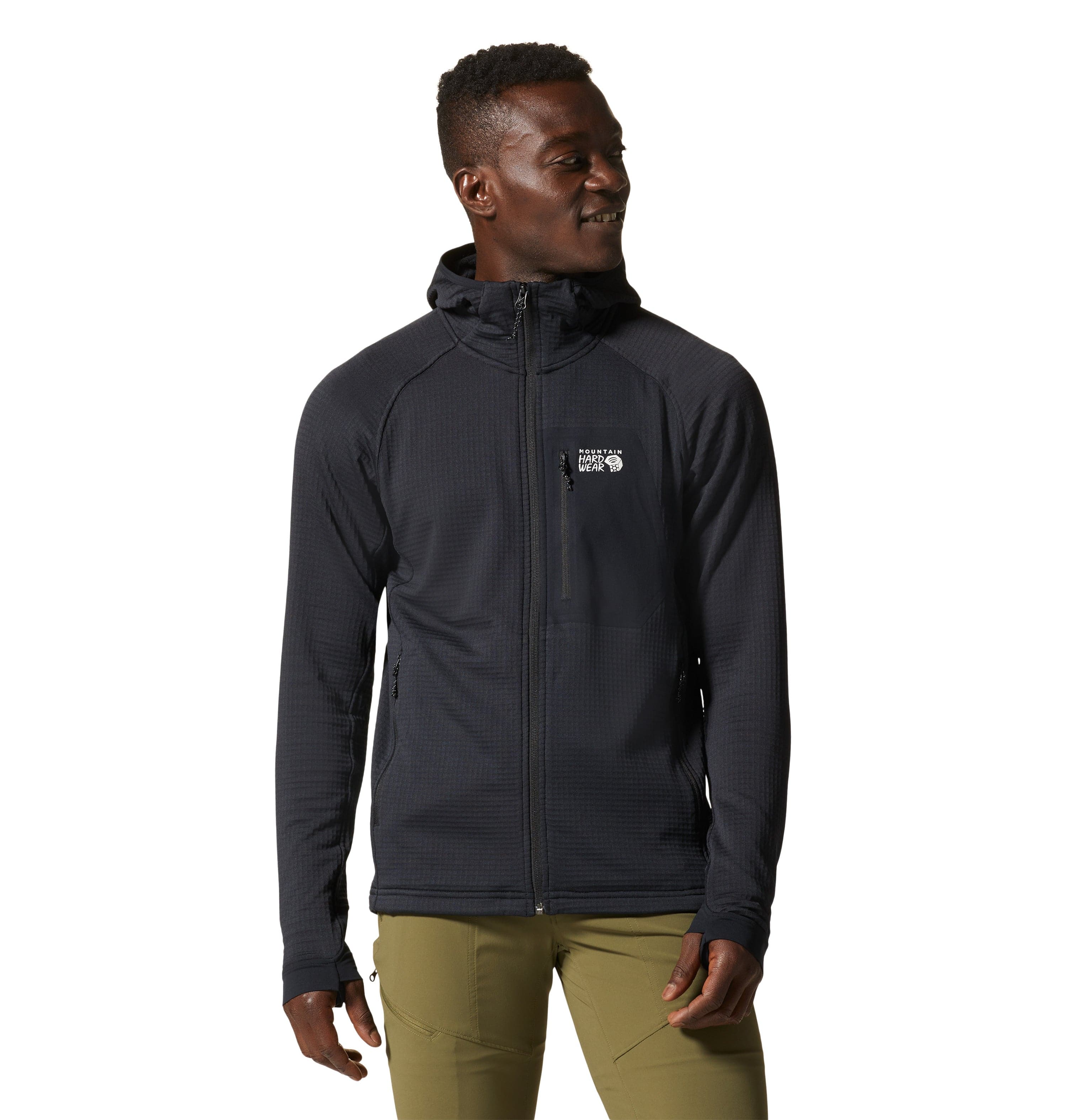 Mountain Hardwear - Men's Polartec® Power Grid™ Full-Zip Hoody