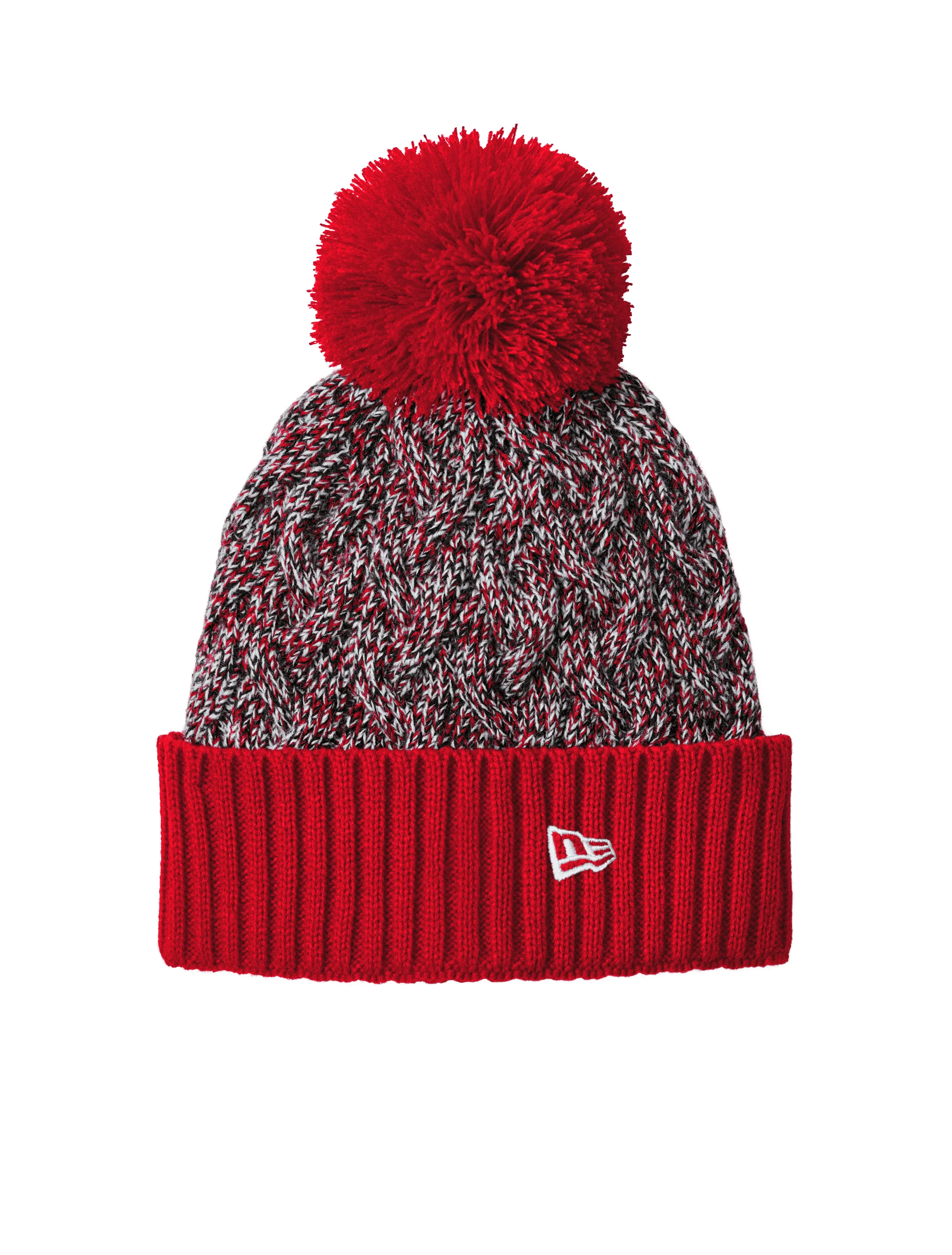 New Era - Marled Knit Pom Beanie