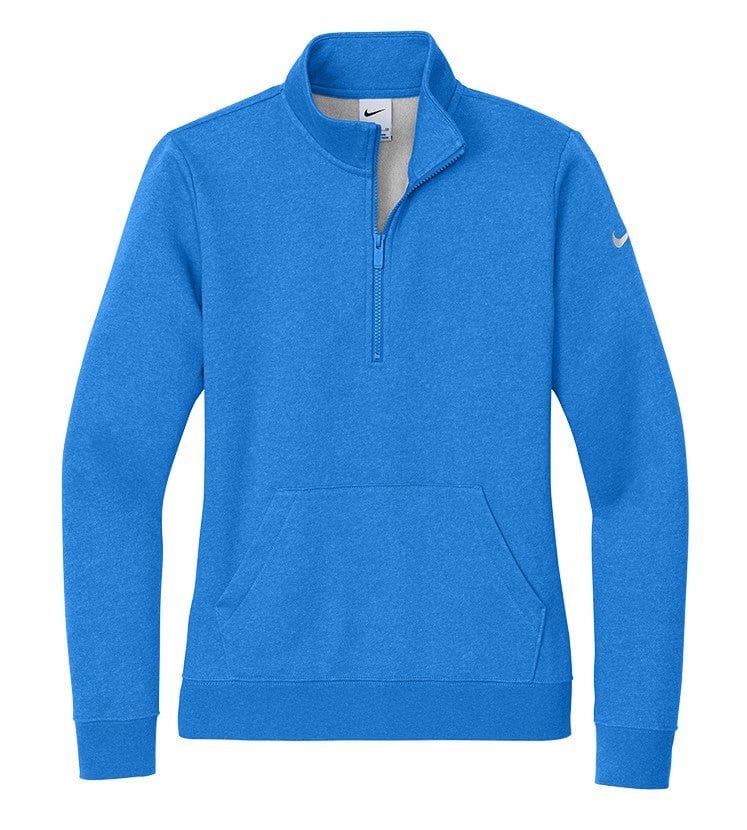 Nike - Women's Club Fleece Sleeve Swoosh 1/2-Zip