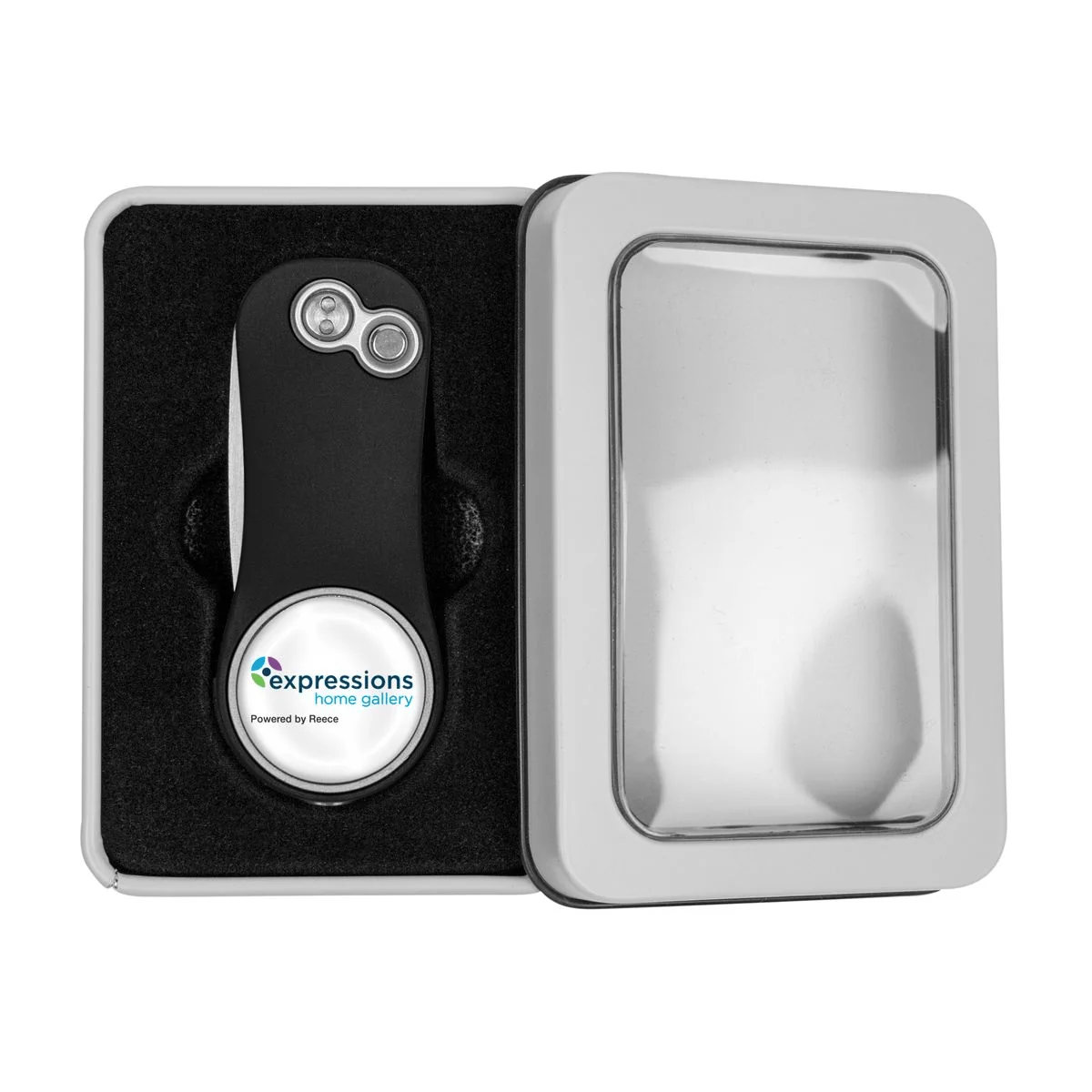Pitchfix - Hybrid 2.0 Golf Divot Tool w/ Window Tin