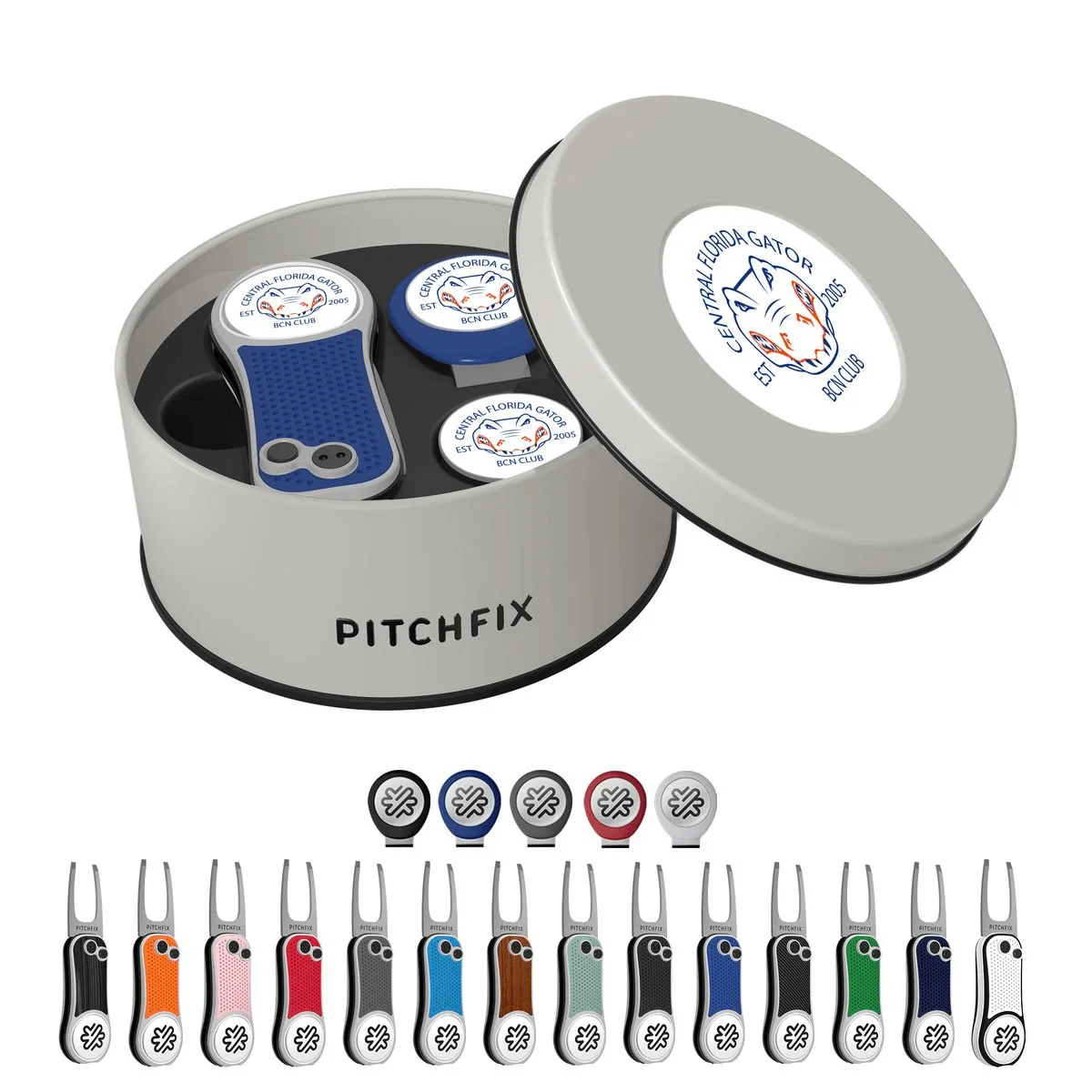 Pitchfix - Hybrid Golf Divot Tool Deluxe Gift Set w/ Hat Clip