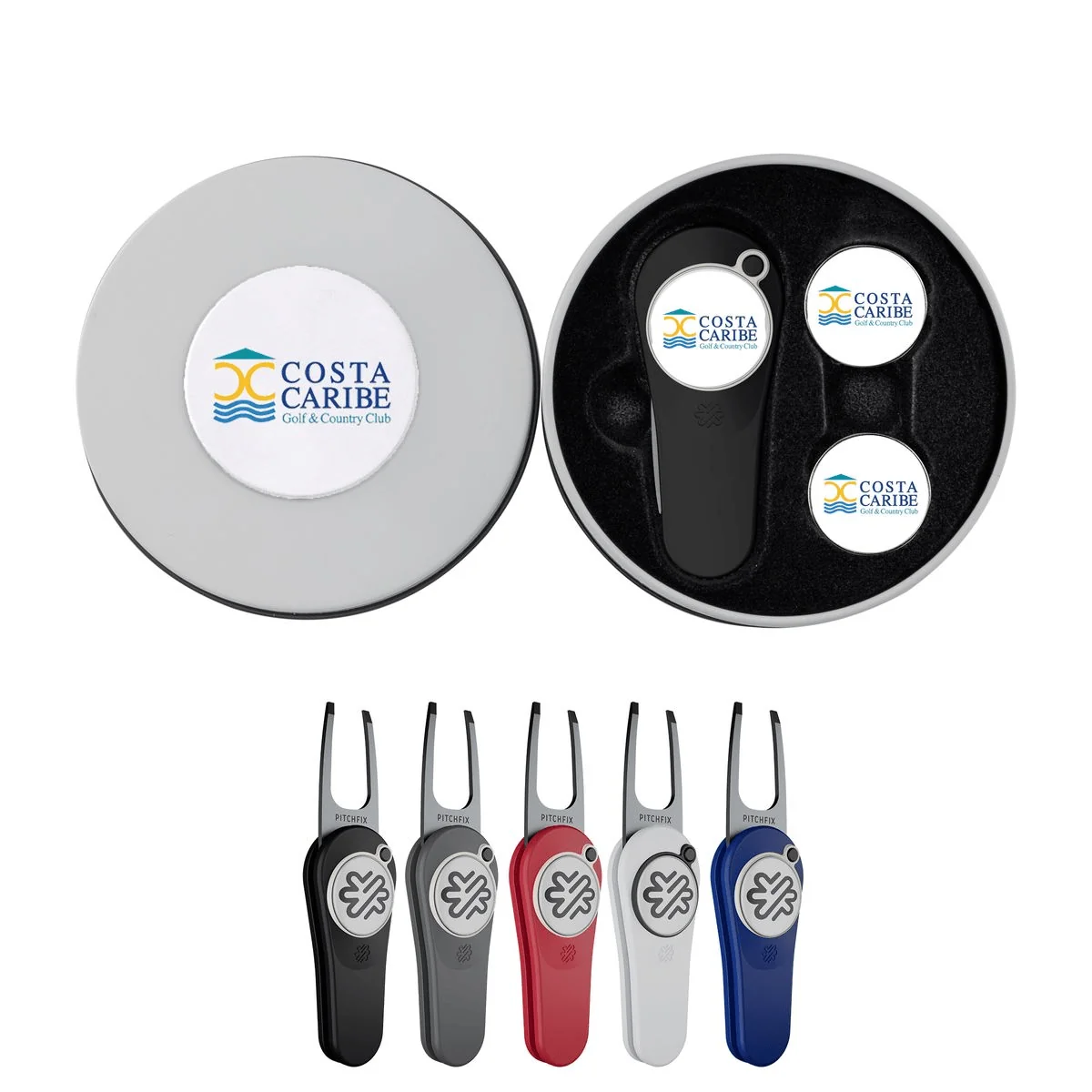 Pitchfix - Original 2.0 Golf Divot Repair Tool Deluxe Gift Set