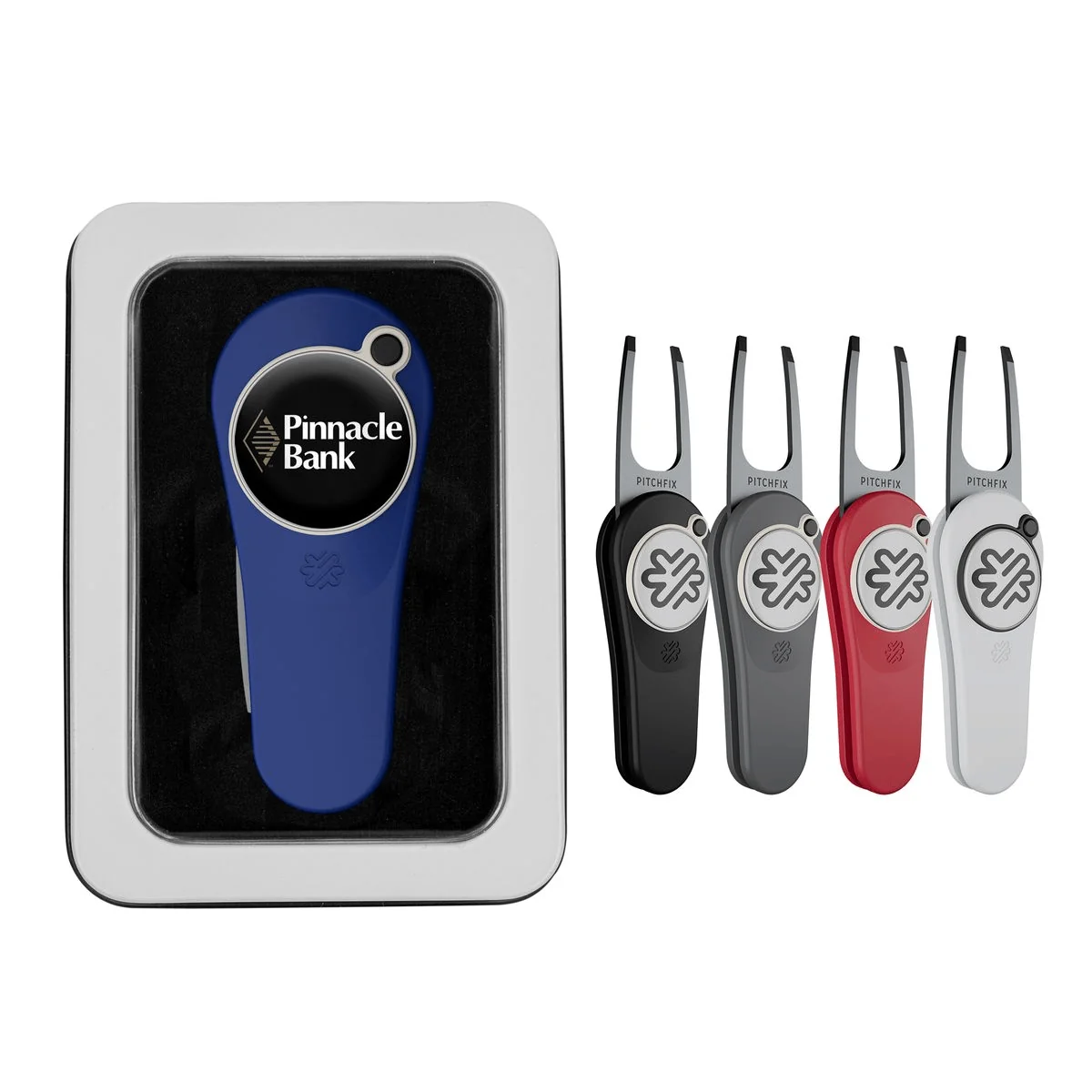 Pitchfix - Original 2.0 Golf Divot Repair Tool w/ Window Tin