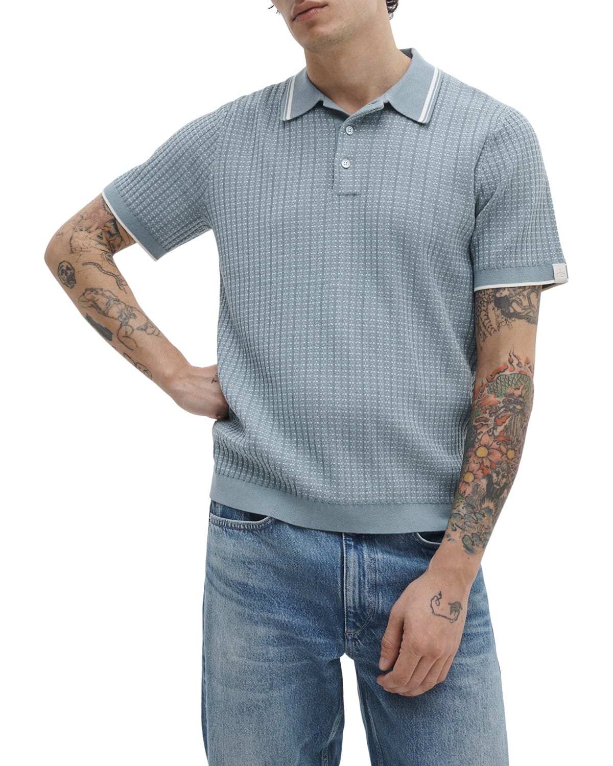 rag & bone - Men's Harvey Rib Polo