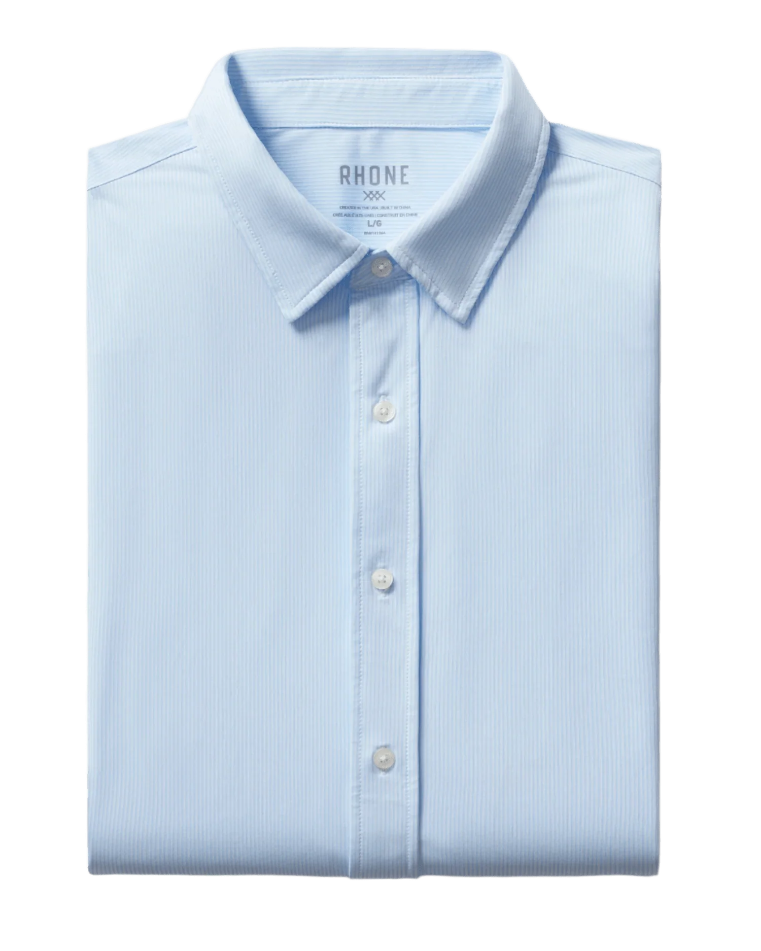 Rhone - Men's Stripe Commuter Shirt - Slim Fit