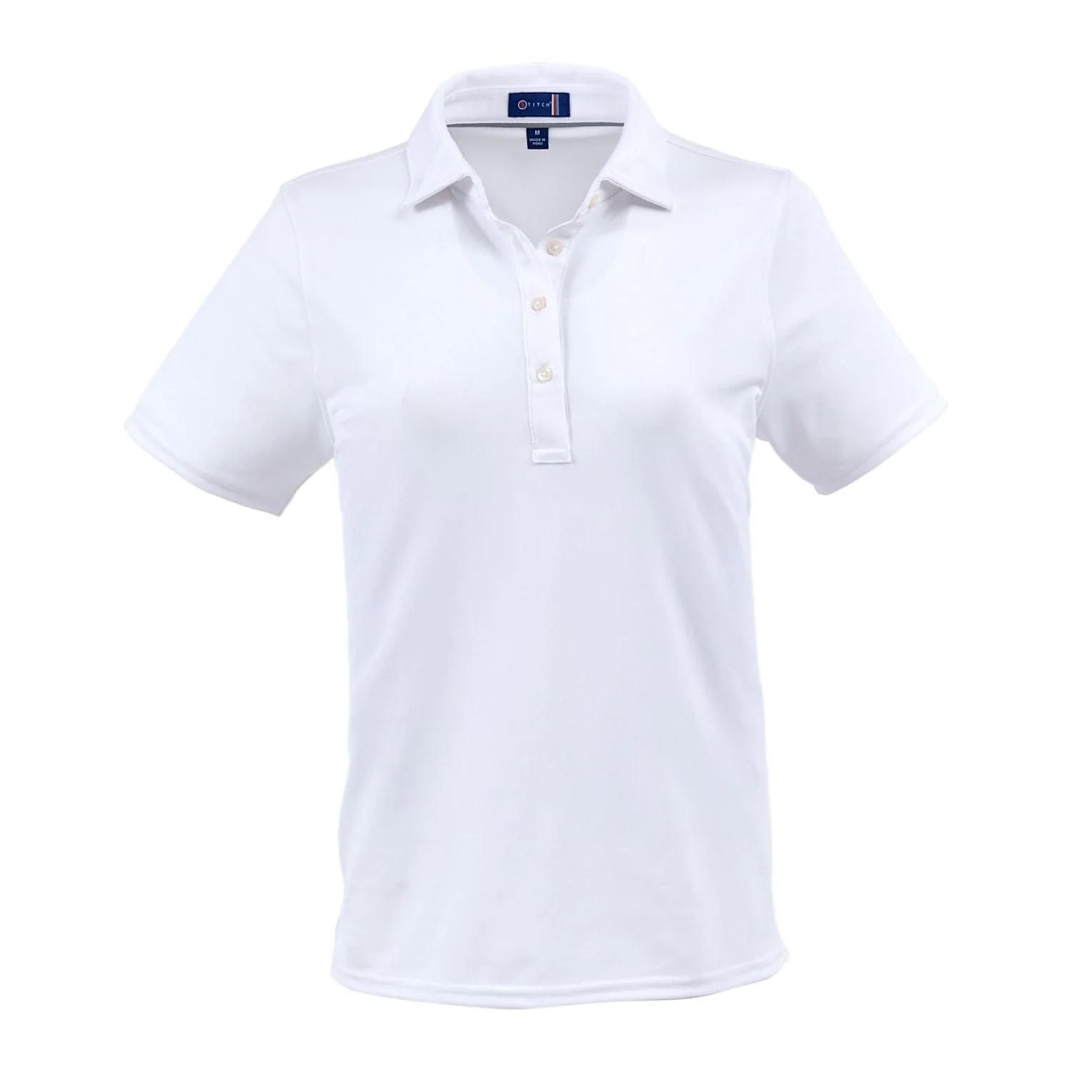 STITCH - Women's Solid Short Sleeve Pique Polo