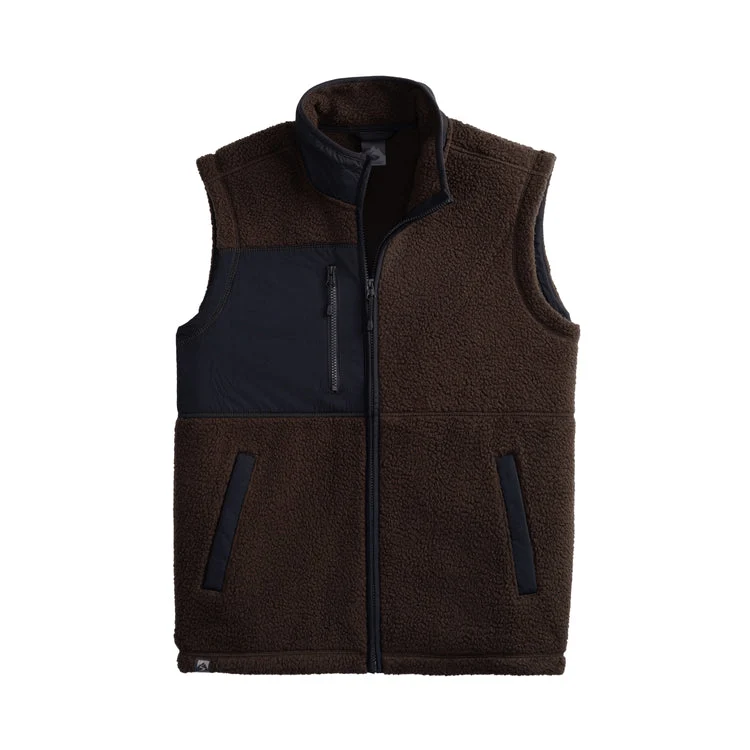 Storm Creek - Men's Warm-Up Colorblock Sherpa Fleece Vest