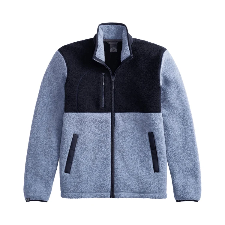 Storm Creek - Men's Warm-Up Colorblock Sherpa Fleece Jacket