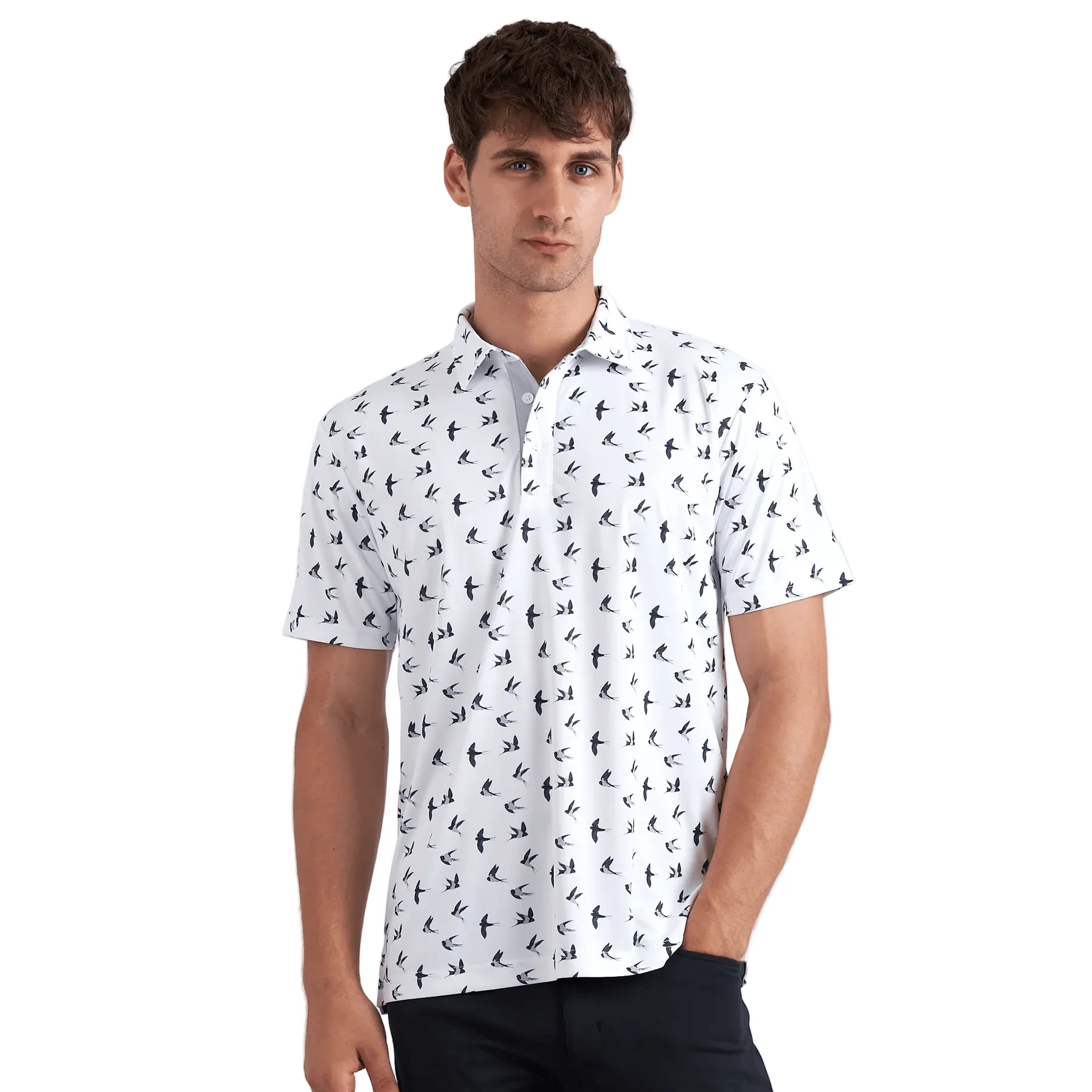 Swannies Golf - Men's Peak Polo