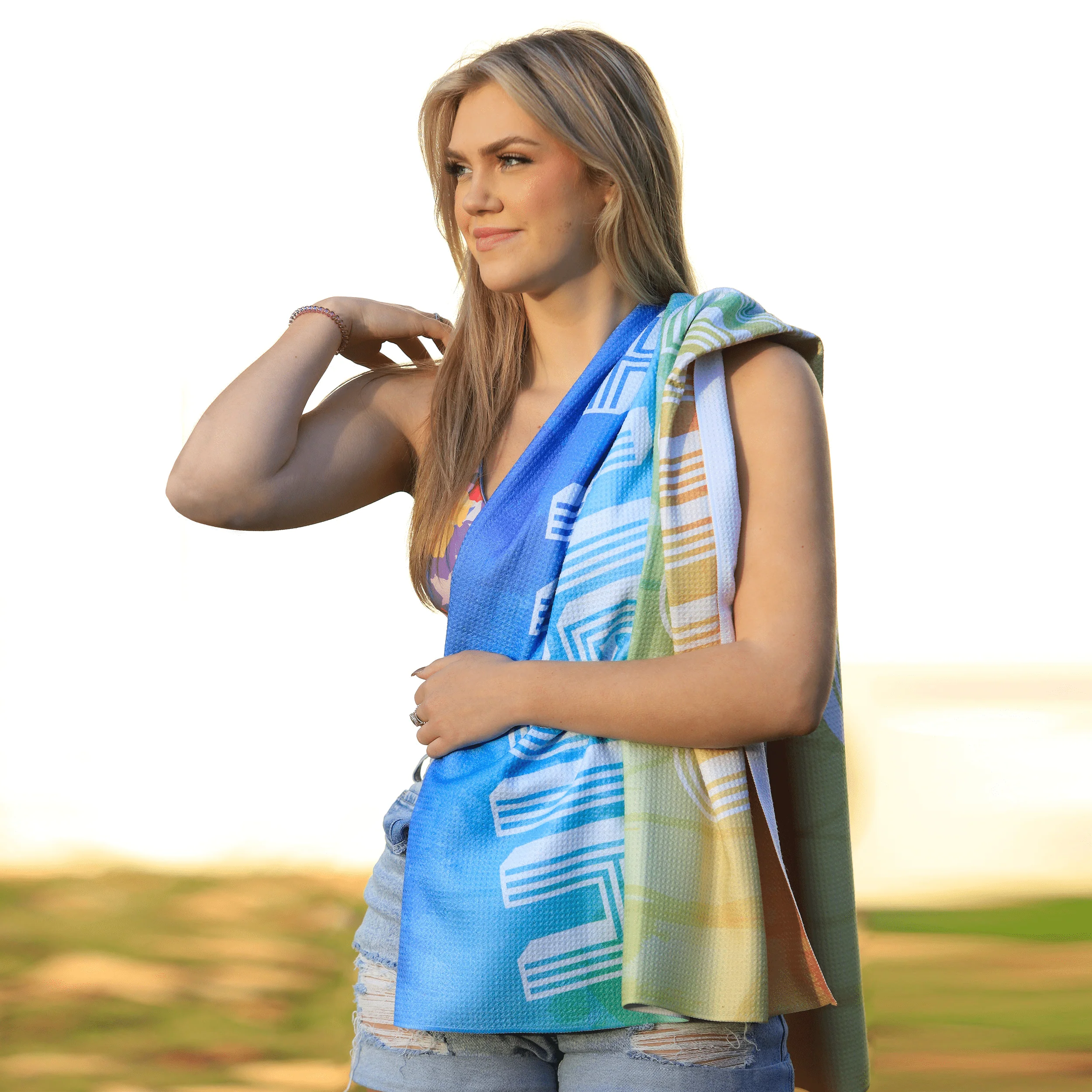 Waffle Weave Beach Towel - 35 x 60