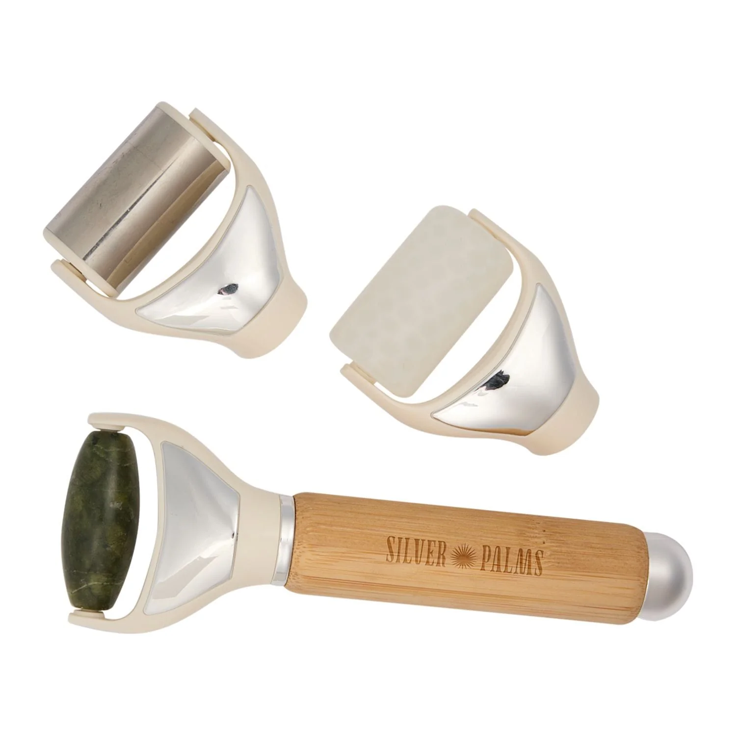 Wellable - FSC® 100% Bamboo 3-in-1 Face Body & Roller Set