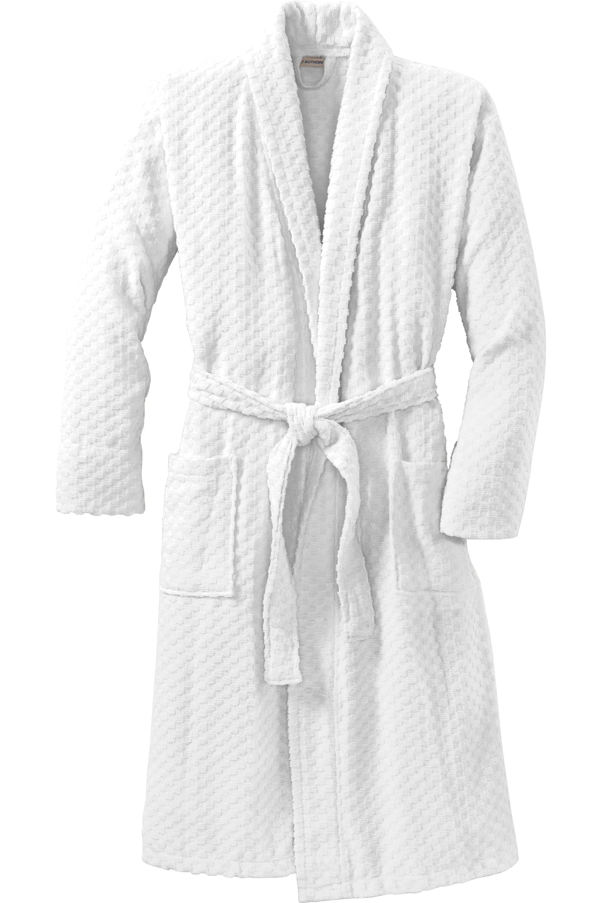 Port Authority - Checkered Terry Shawl Collar Robe